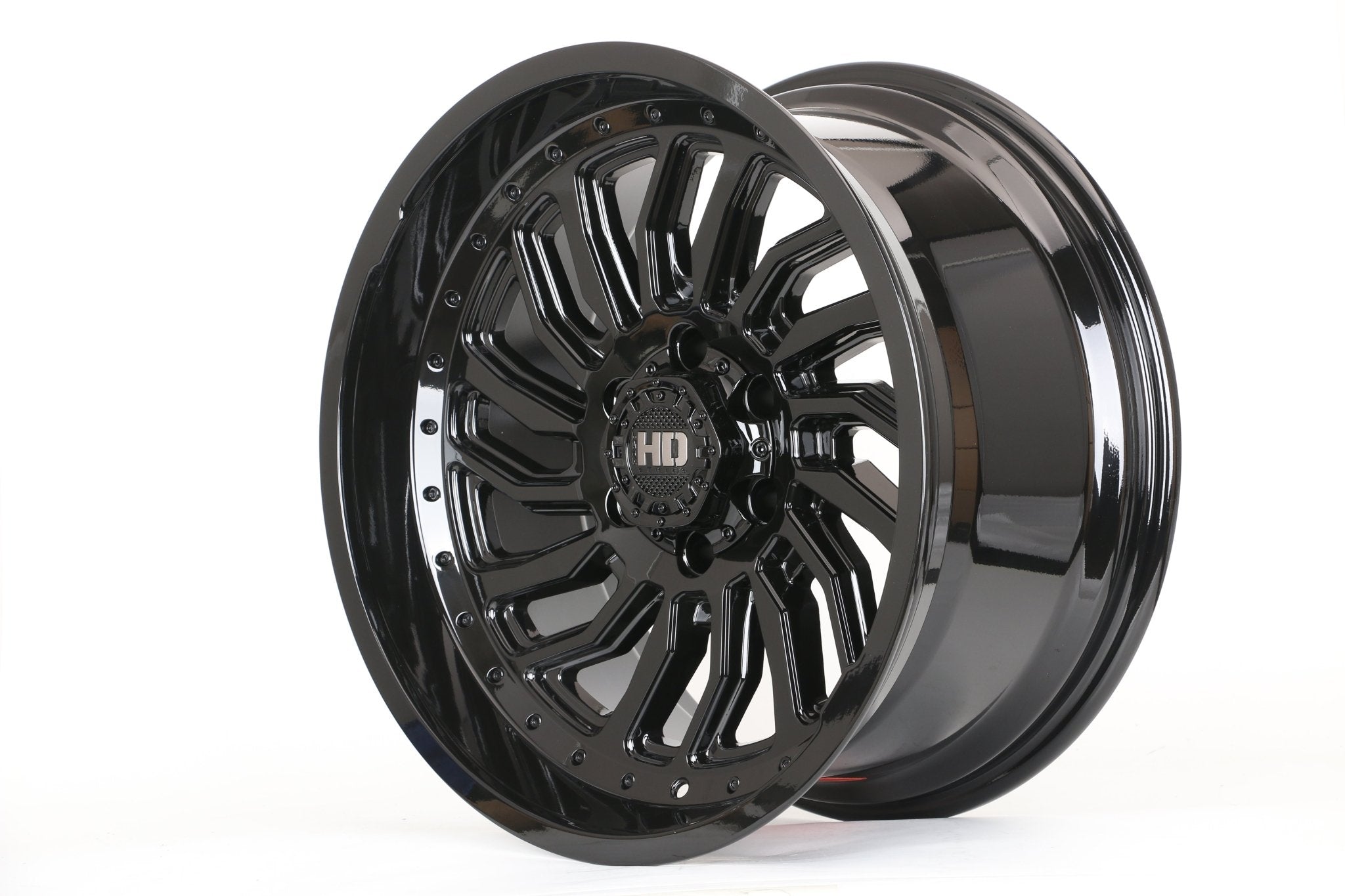 W928 1757A Gloss Black 20x10 ET - 15 6x139.7 CB106.1 CF267 - 6 - B - Gun Hill Tire House (WTW - WHOLESALE TIRES & WHEELS)