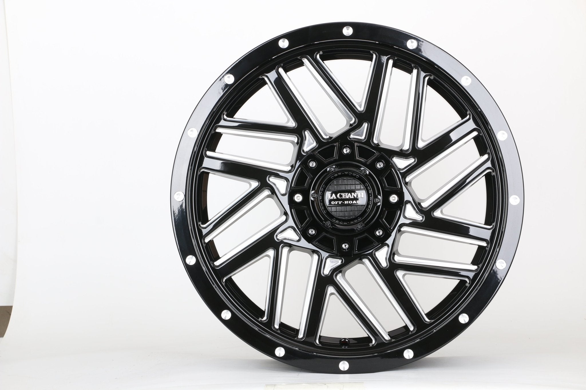 W930 1816 Gloss Black Milled 20x9 ET0 6x139.7 CB106.1 C1217 - B - Gun Hill Tire House (WTW - WHOLESALE TIRES & WHEELS)