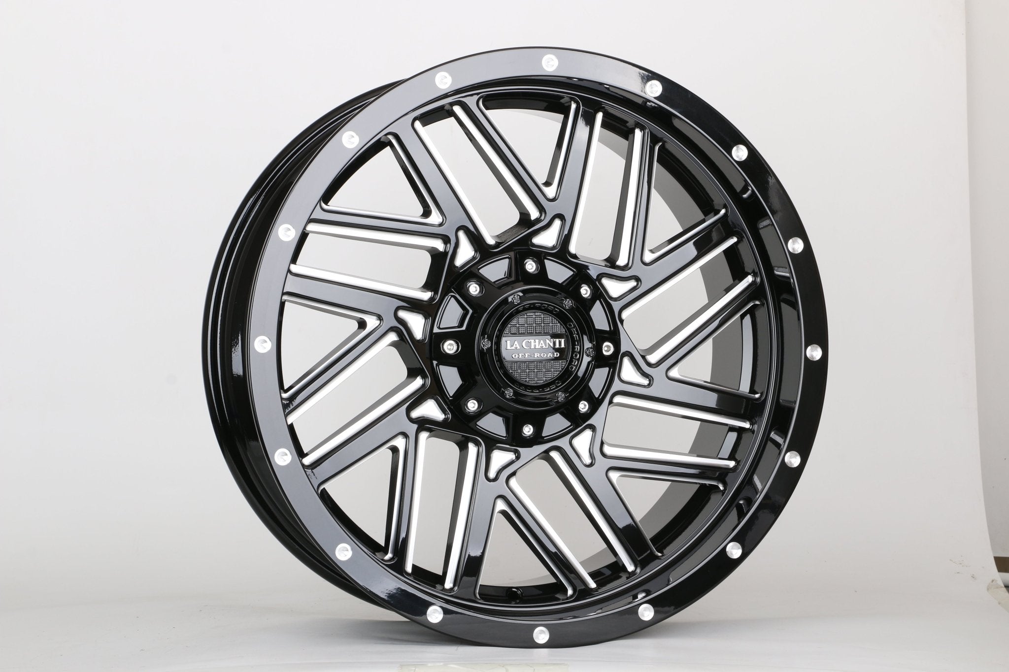 W930 1816 Gloss Black Milled 20x9 ET0 6x139.7 CB106.1 C1217 - B - Gun Hill Tire House (WTW - WHOLESALE TIRES & WHEELS)