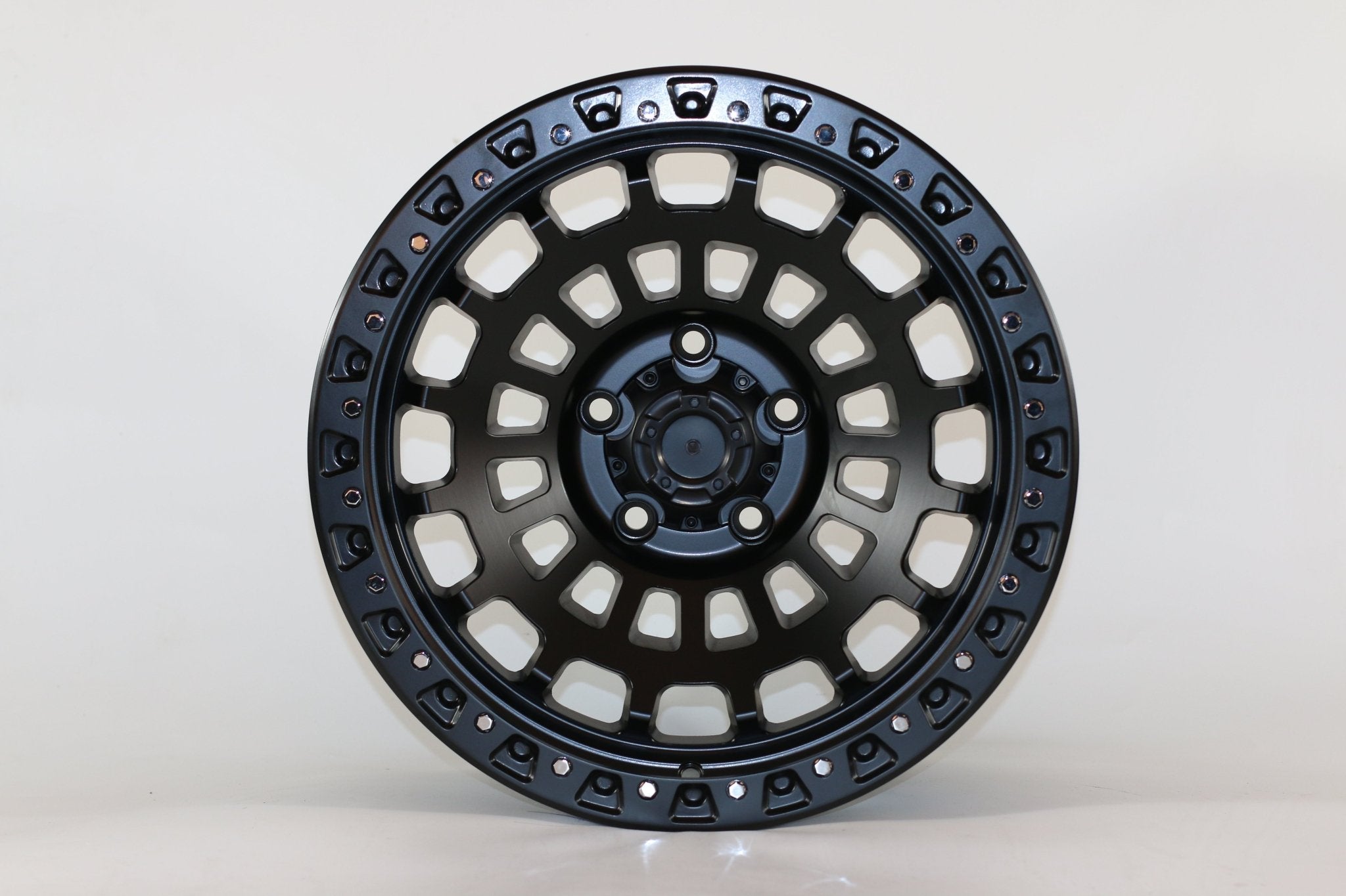 W966 IV - 692 Satin Black 17x9.0 ET0 6x139.7 CB110 - Gun Hill Tire House (WTW - WHOLESALE TIRES & WHEELS)