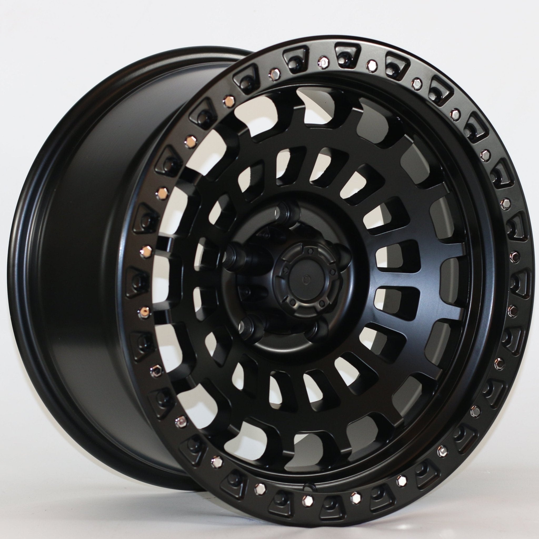 W966 IV - 692 Satin Black 17x9.0 ET0 6x139.7 CB110 - Gun Hill Tire House (WTW - WHOLESALE TIRES & WHEELS)