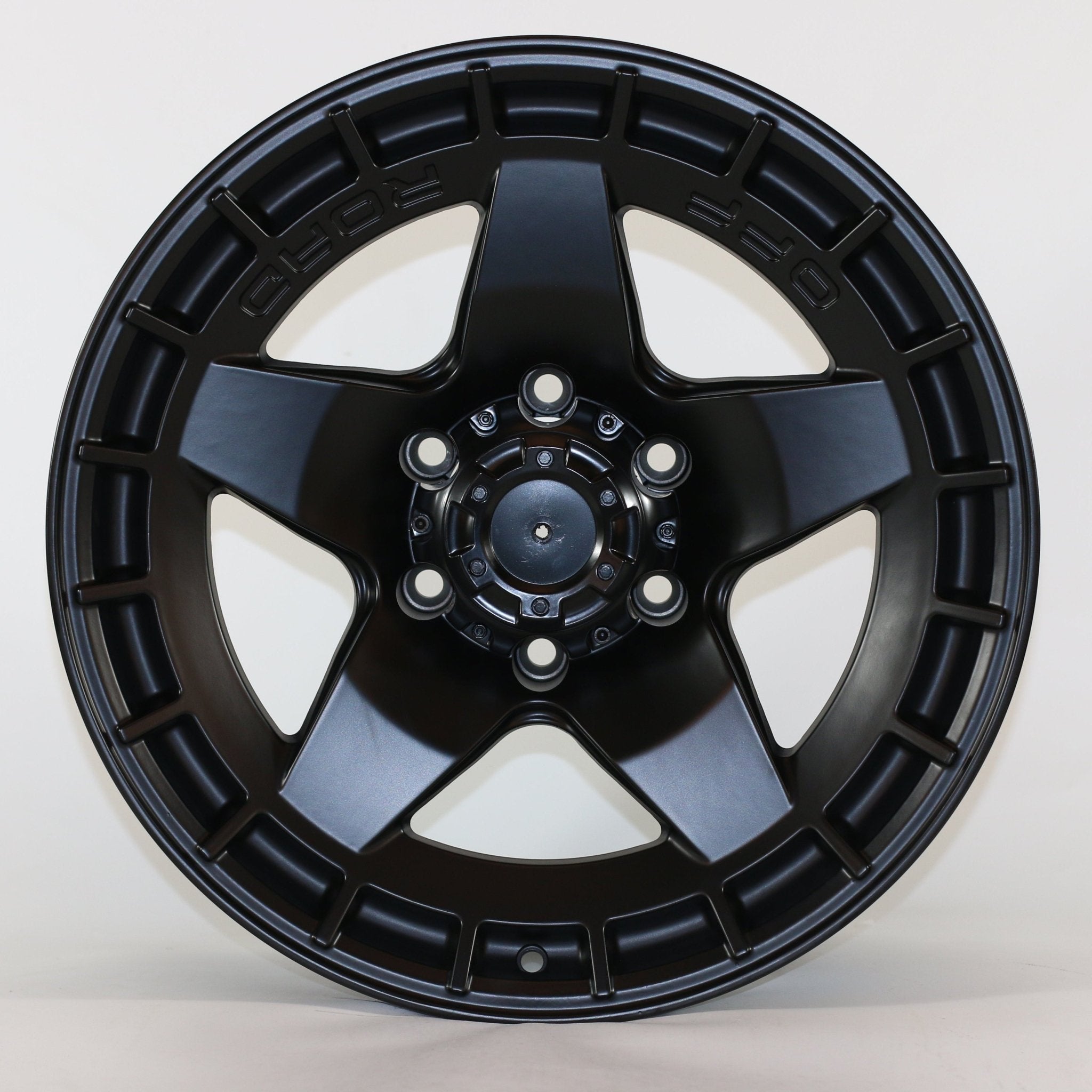 W968 IV - 818 Satin Black 17x9.0 ET0 6x139.7 CB110 - Gun Hill Tire House (WTW - WHOLESALE TIRES & WHEELS)