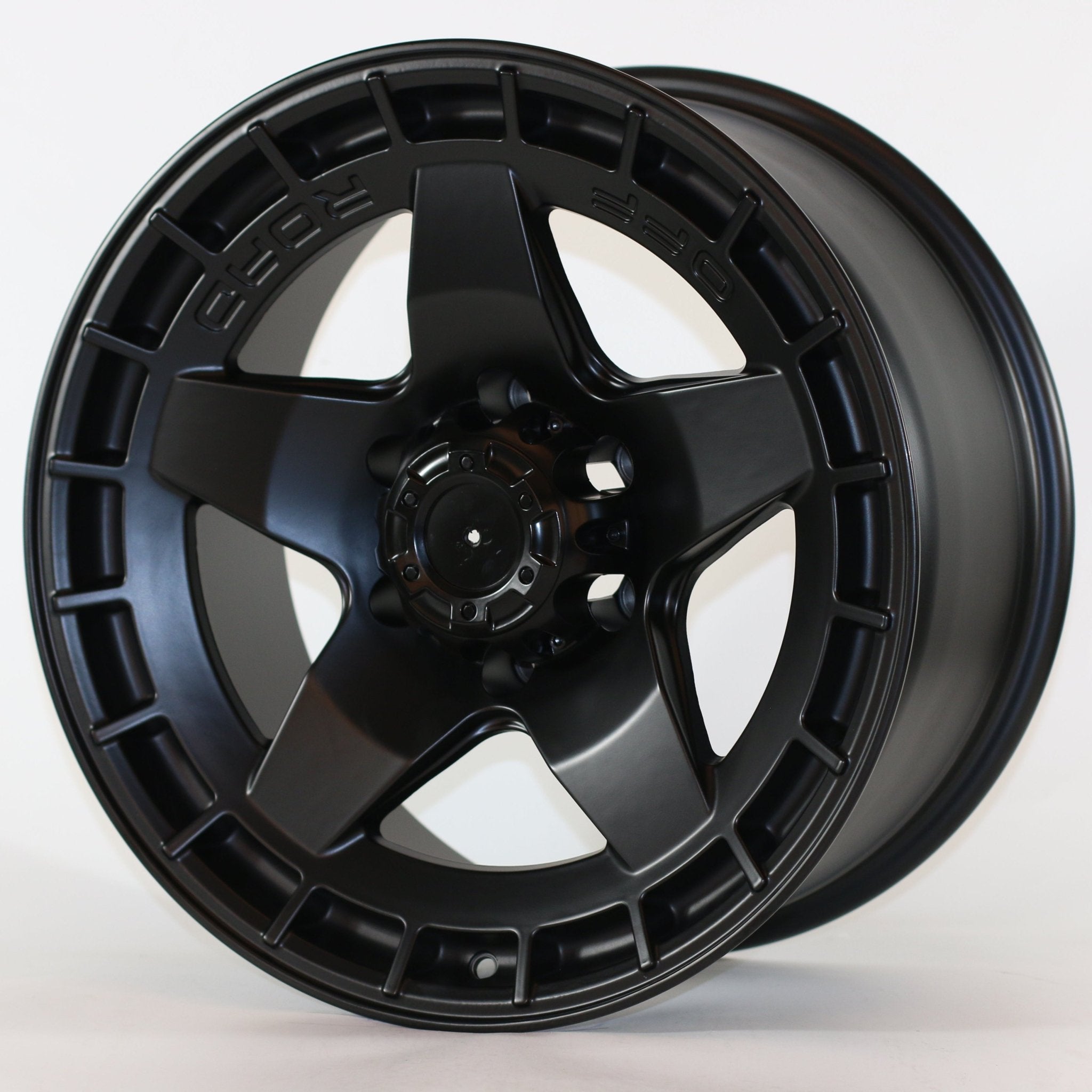 W968 IV - 818 Satin Black 17x9.0 ET0 6x139.7 CB110 - Gun Hill Tire House (WTW - WHOLESALE TIRES & WHEELS)