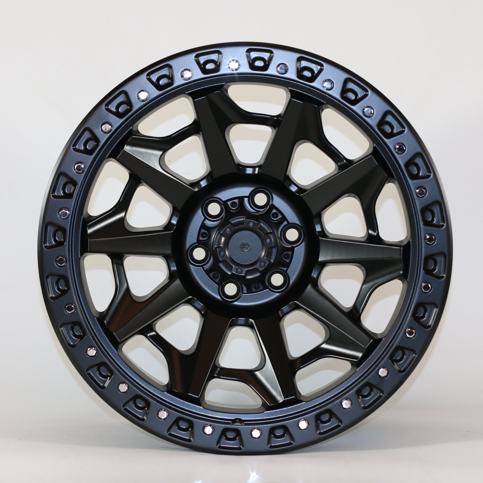 W969 IV - 261 Satin Black 17x9.0 ET0 6x139.7 CB110 - Gun Hill Tire House (WTW - WHOLESALE TIRES & WHEELS)