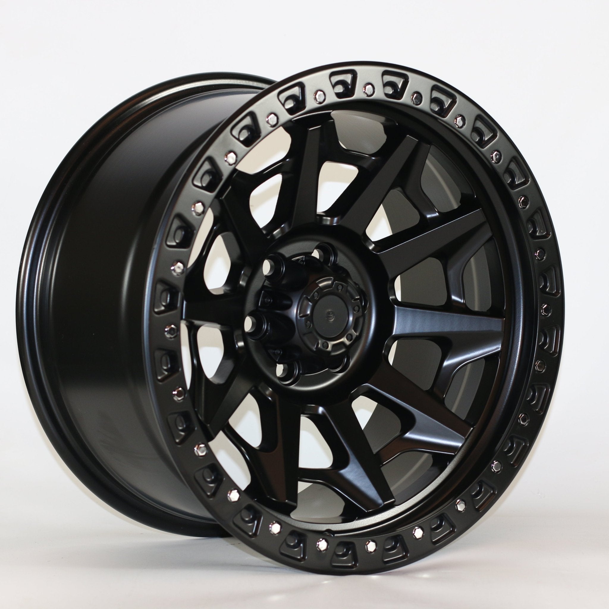 W969 IV - 261 Satin Black 17x9.0 ET0 6x139.7 CB110 - Gun Hill Tire House (WTW - WHOLESALE TIRES & WHEELS)