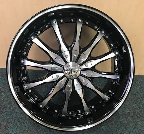 BORGHINI WHEEL B8 - M 22X8 ET +38 5x114.3/5x120 CB (74.2) N/A - Gun Hill Tire House (WTW - WHOLESALE TIRES & WHEELS)