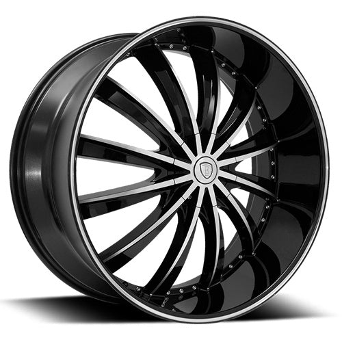 BORGHINI WHEEL B19 - M 22X8 ET +38 5x110/5x114.3 CB (73.1) N/A - Gun Hill Tire House (WTW - WHOLESALE TIRES & WHEELS)