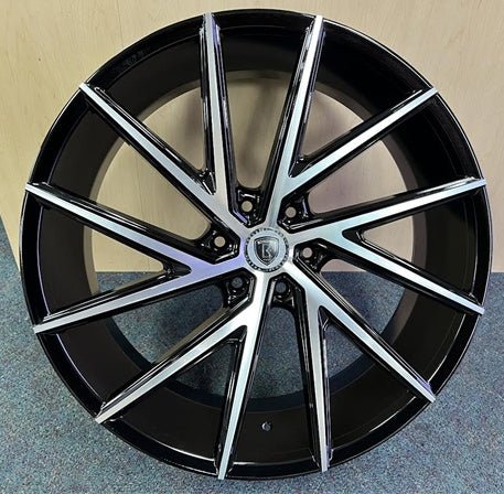 BORGHINI WHEEL B25 - M 22X9.5 ET +30 6x139.7 CB (78.1) B+M - Gun Hill Tire House (WTW - WHOLESALE TIRES & WHEELS)