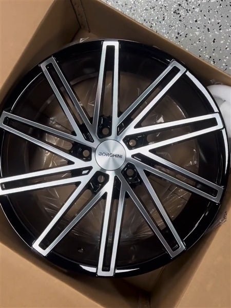 BORGHINI WHEEL B65 - M 17X7.5 ET +38 5x114.3 CB (73.1) B+M - Gun Hill Tire House (WTW - WHOLESALE TIRES & WHEELS)