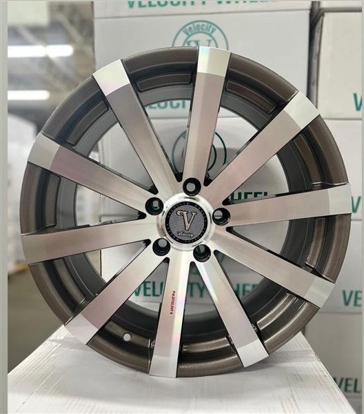 VELOCITY WHEEL VW12 - M 18X8 ET +35 5x114.3 CB (73.1) TI+M - Gun Hill Tire House (WTW - WHOLESALE TIRES & WHEELS)