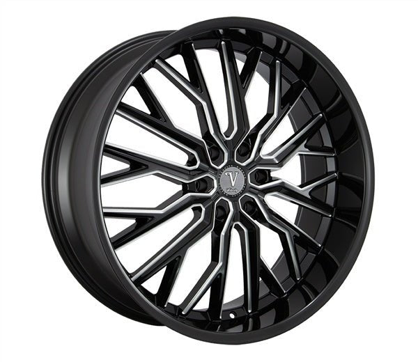 VELOCITY WHEEL VW33 - M 24X9.5 ET +30 6x139.7 CB (78.1) B+MW - Gun Hill Tire House (WTW - WHOLESALE TIRES & WHEELS)
