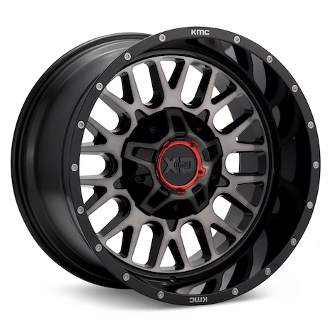 XD842 Snare (Black Machined w/Grey Tint) - Gun Hill Tire House (WTW - WHOLESALE TIRES & WHEELS)