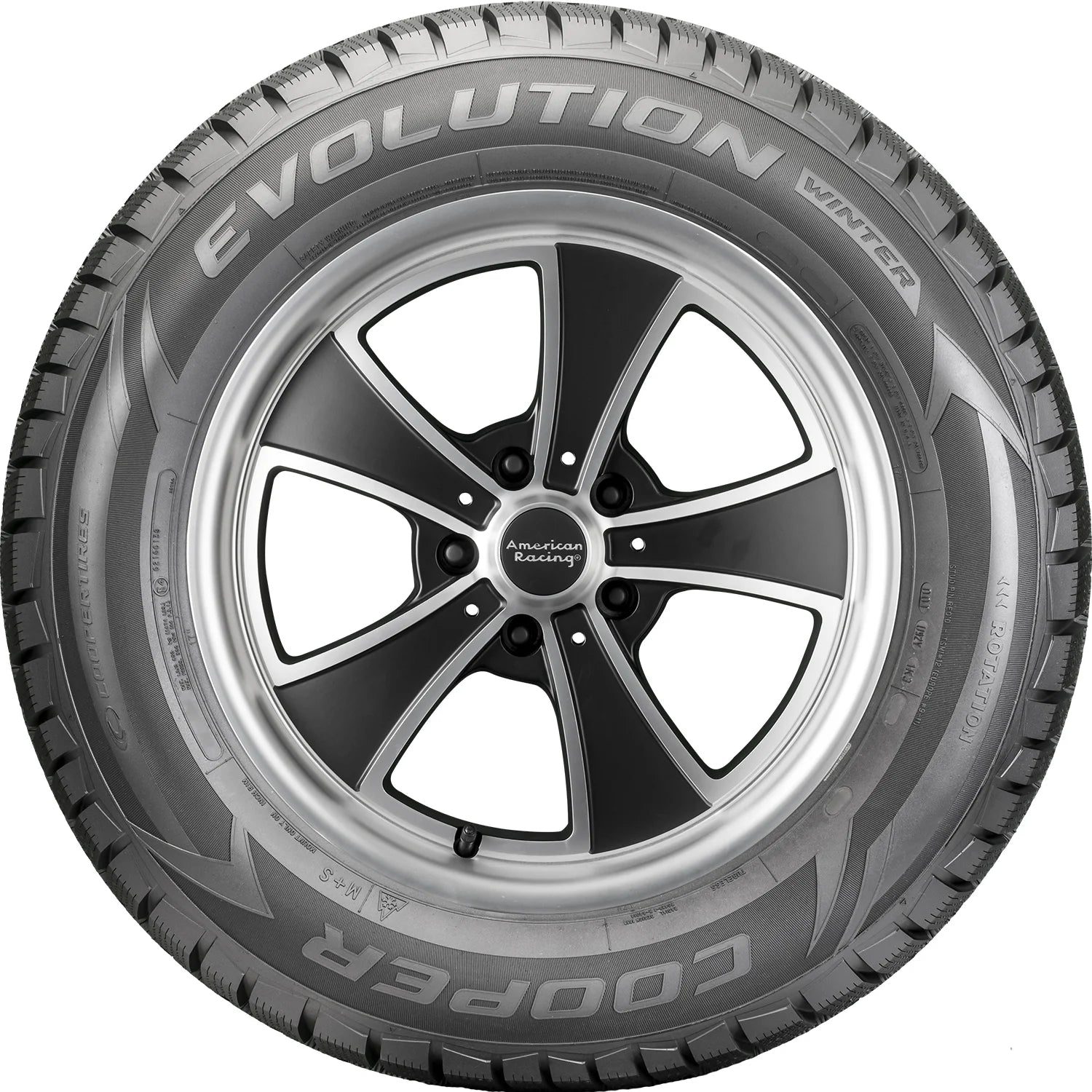225/55R18 Cooper Evolution Winter Winter 98T Passenger Tire - Gun Hill Tire House (WTW - WHOLESALE TIRES & WHEELS)