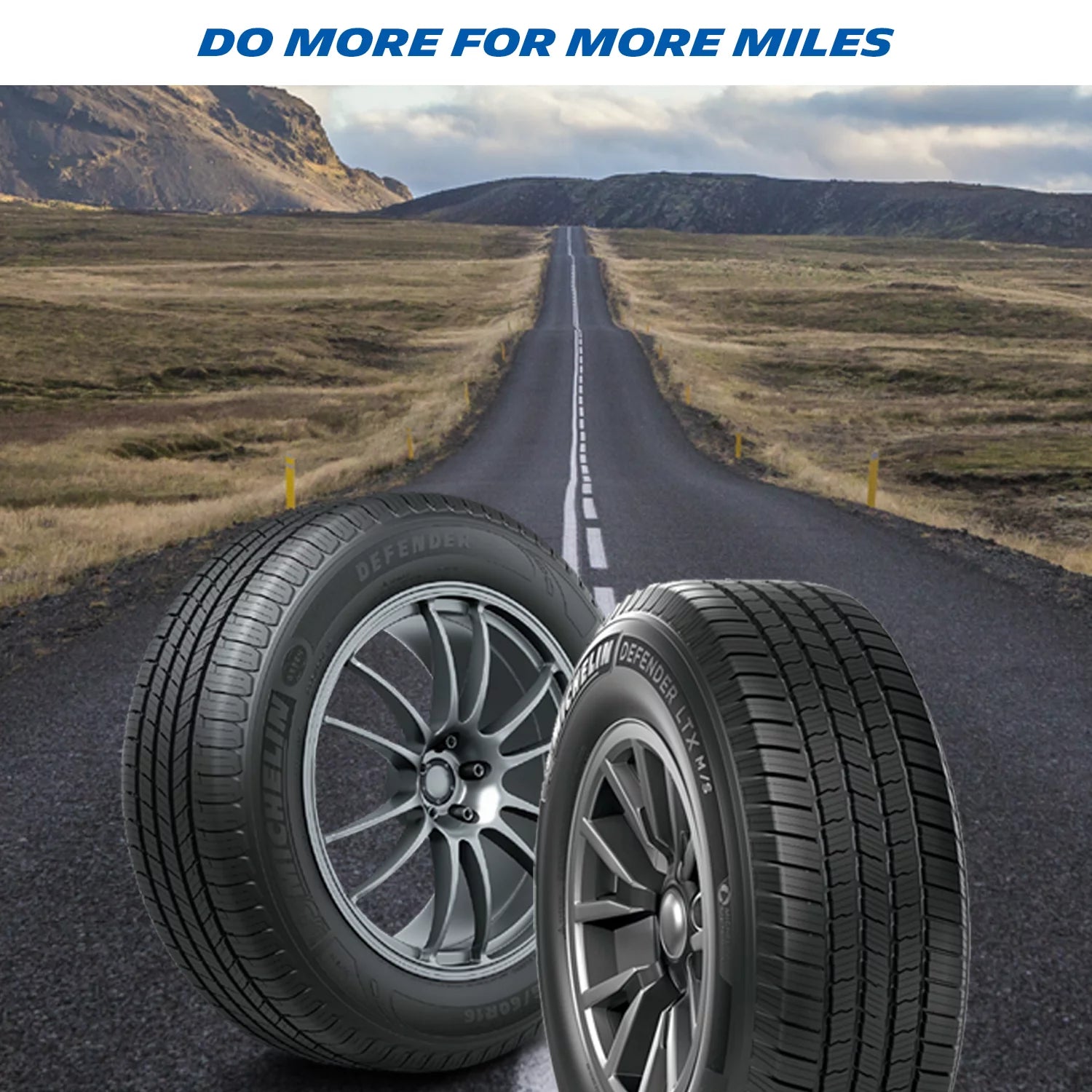 265/70R16 Michelin Defender LTX M/S All - Season 112T Tire - Gun Hill Tire House (WTW - WHOLESALE TIRES & WHEELS)