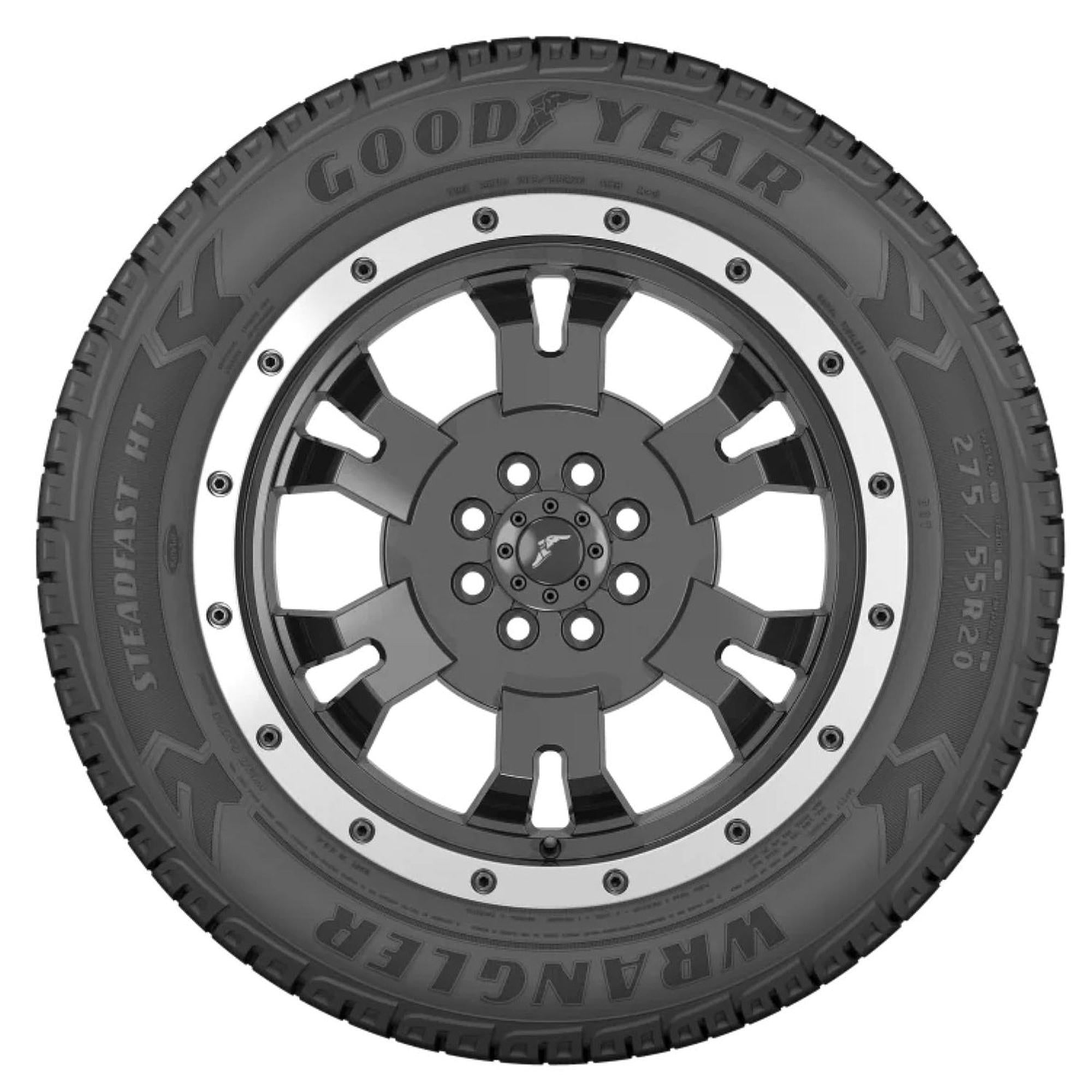 245/60R20 Goodyear Wrangler Steadfast HT All Season 107H Light Truck Tire - Gun Hill Tire House (WTW - WHOLESALE TIRES & WHEELS)