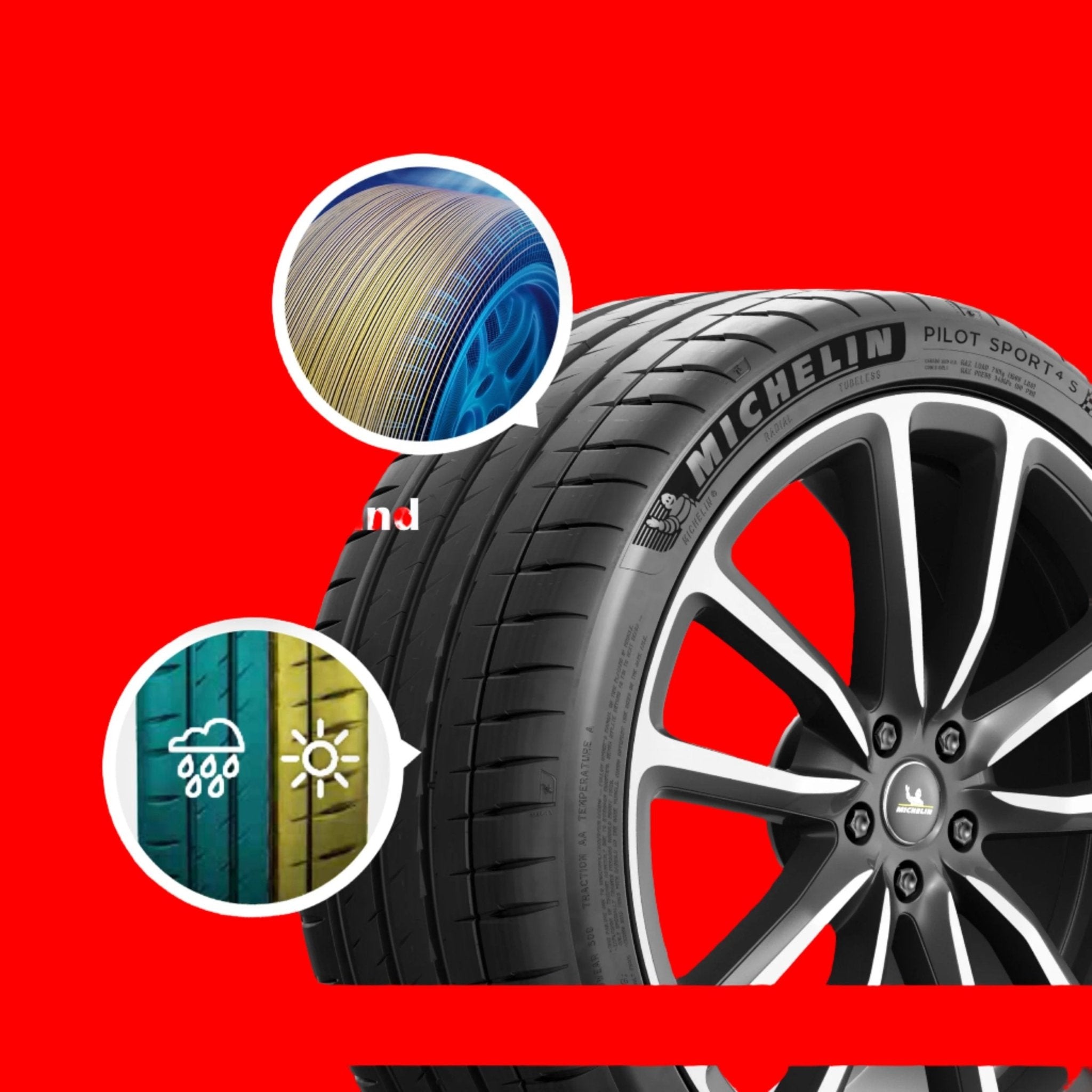 285/35ZR19/XL Michelin Pilot Sport 4 S Summer (103Y) Tire - Gun Hill Tire House (WTW - WHOLESALE TIRES & WHEELS)