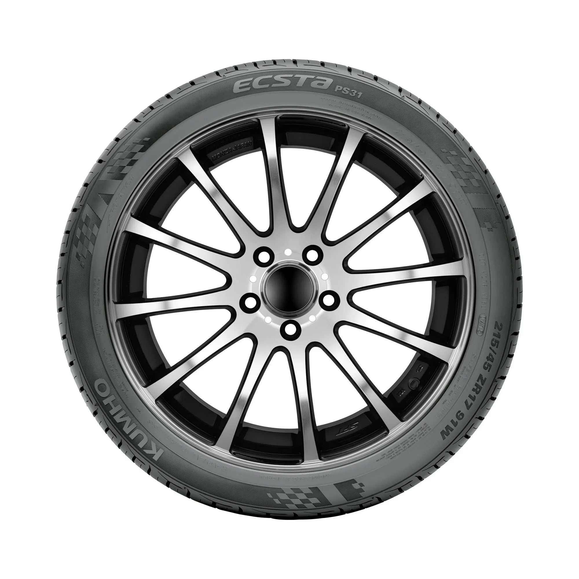 215/40ZR18 Kumho Ecsta PS31 UHP Summer 89W XL Passenger Tire - Gun Hill Tire House (WTW - WHOLESALE TIRES & WHEELS)