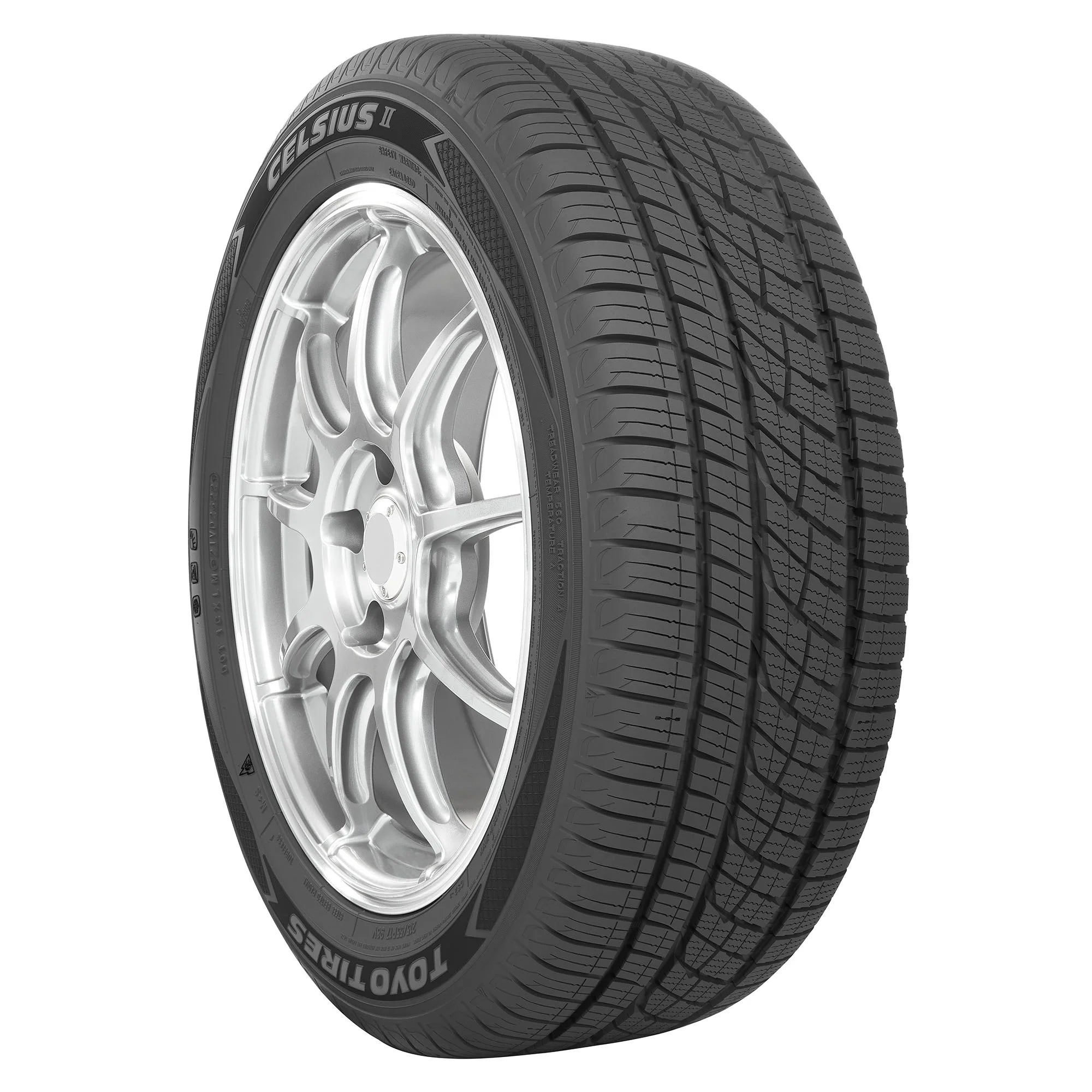 245/45R18 Toyo Celsius II All Weather 100V XL Passenger Tire - Gun Hill Tire House (WTW - WHOLESALE TIRES & WHEELS)