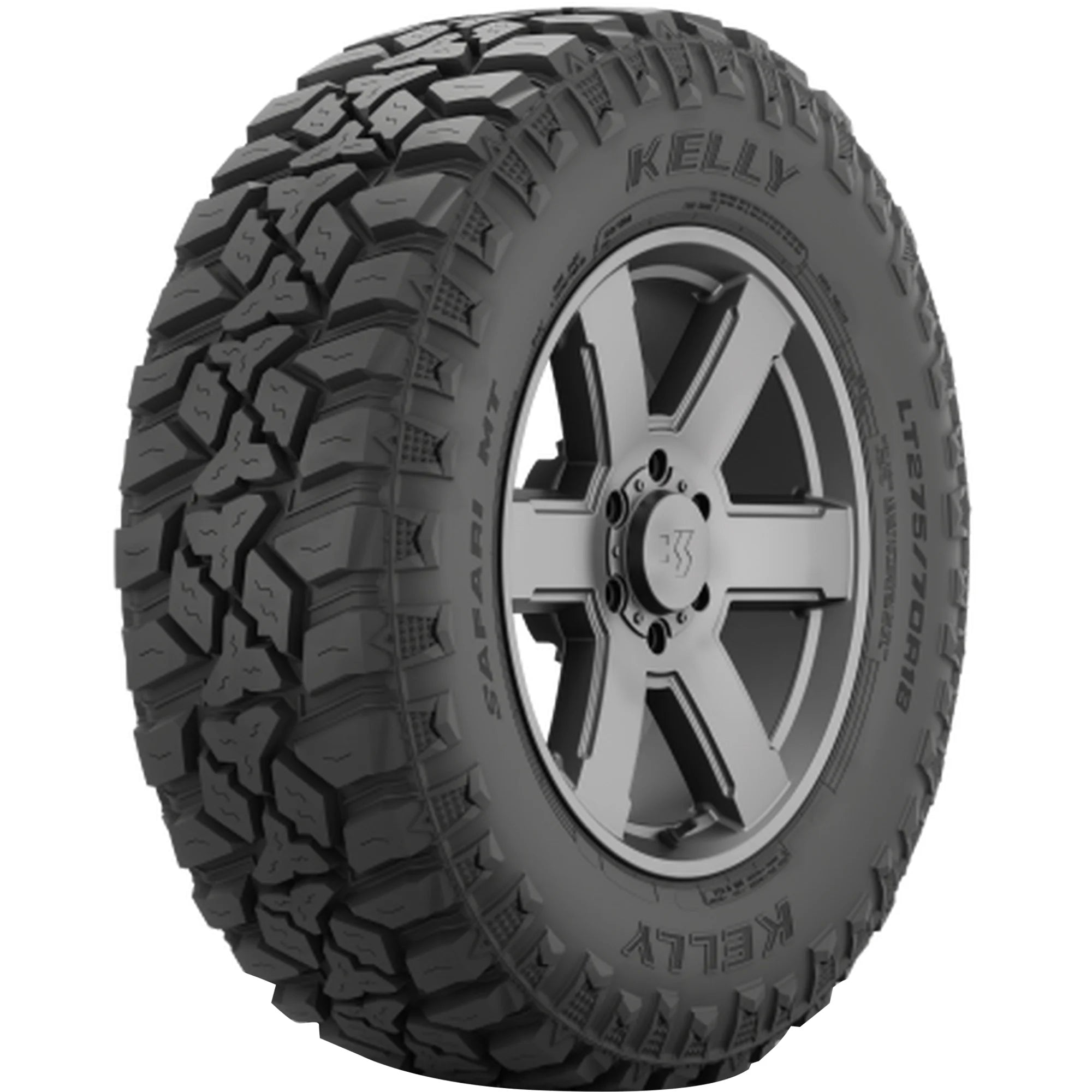 LT275/65R18 Kelly Safari MT Mud Terrain 123/120Q E Light Truck Tire - Gun Hill Tire House (WTW - WHOLESALE TIRES & WHEELS)