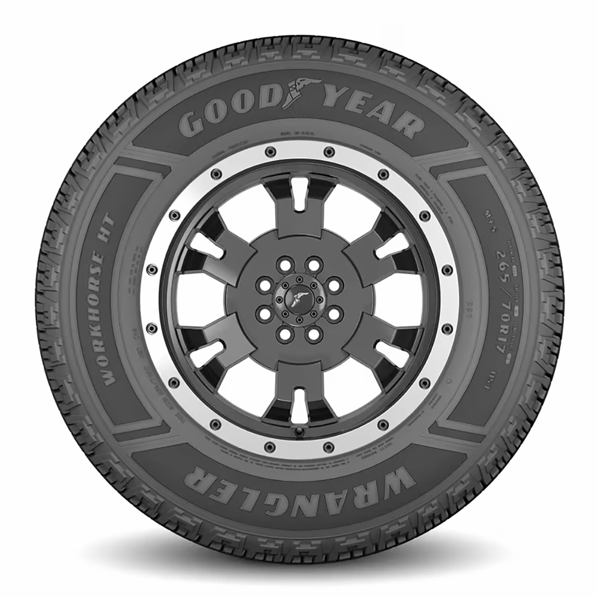 235/65R16C Goodyear Wrangler Workhorse HT All Season 121/119R E Light Truck Tire - Gun Hill Tire House (WTW - WHOLESALE TIRES & WHEELS)