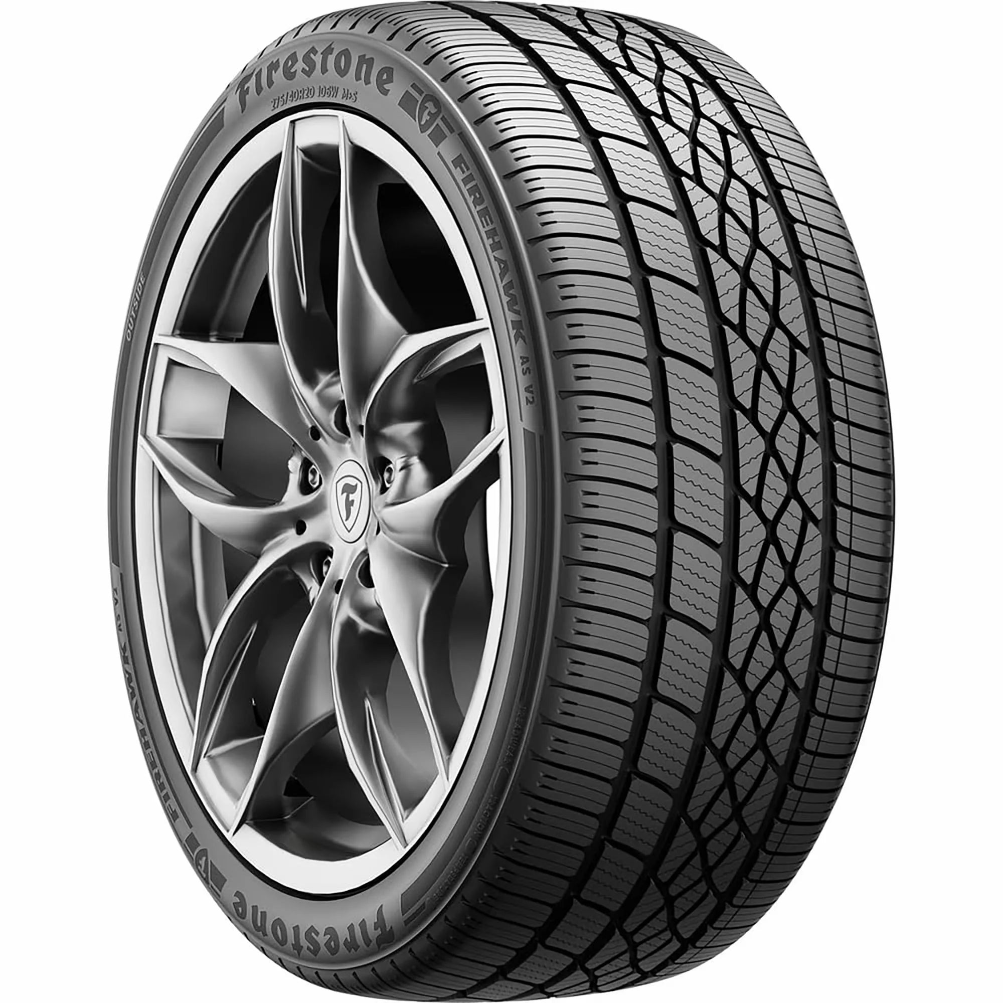 245/40R18Firestone Firehawk A/S V2 All Season 97W XL Passenger Tire - Gun Hill Tire House (WTW - WHOLESALE TIRES & WHEELS)