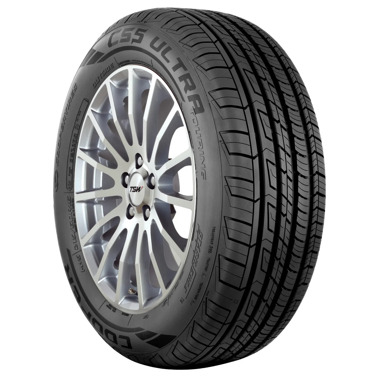 215/55R16 Cooper CS5 Ultra Touring All - Season 93H Tire - Gun Hill Tire House (WTW - WHOLESALE TIRES & WHEELS)