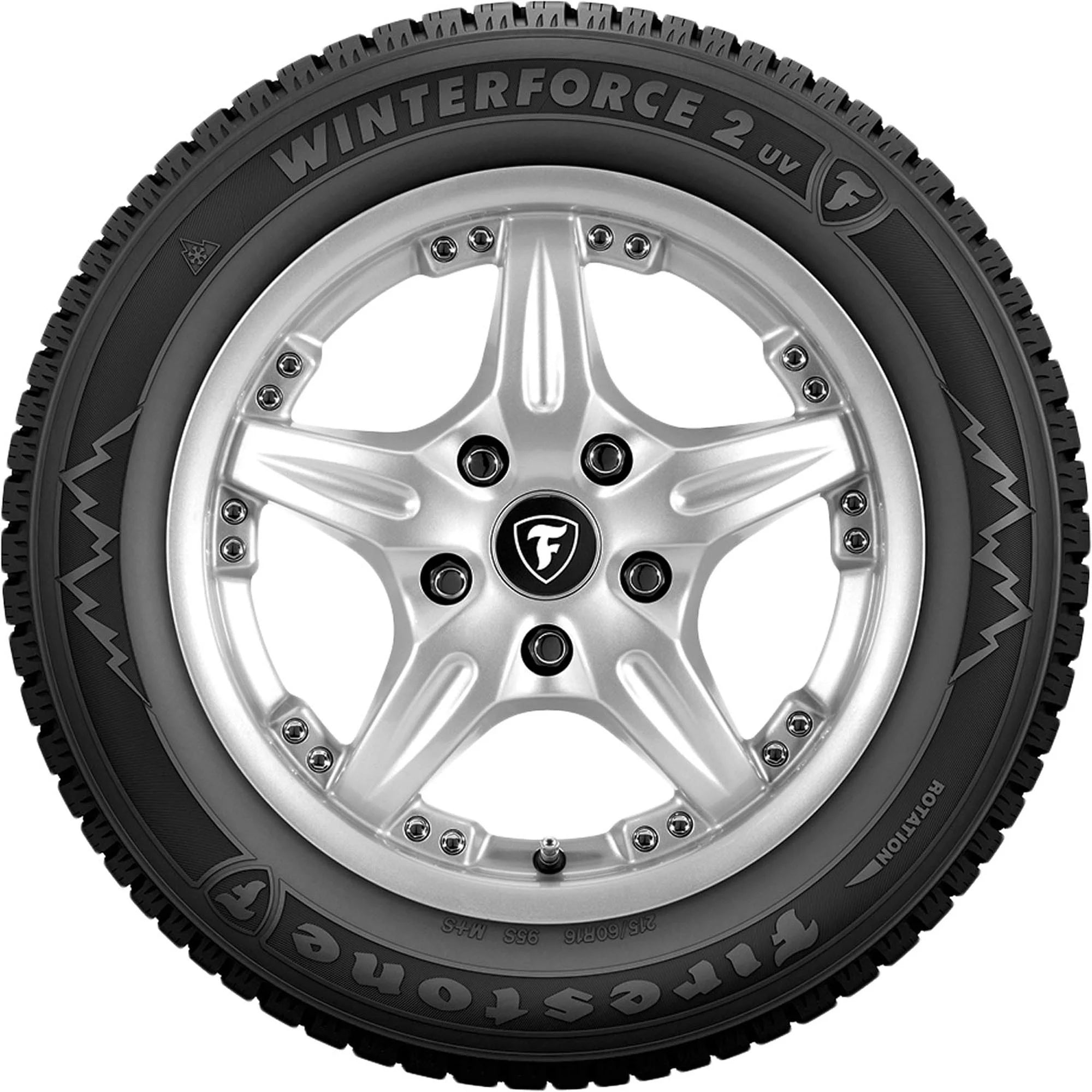 P235/75R15 Firestone Winterforce 2 UV Winter108S XL Passenger Tire - Gun Hill Tire House (WTW - WHOLESALE TIRES & WHEELS)