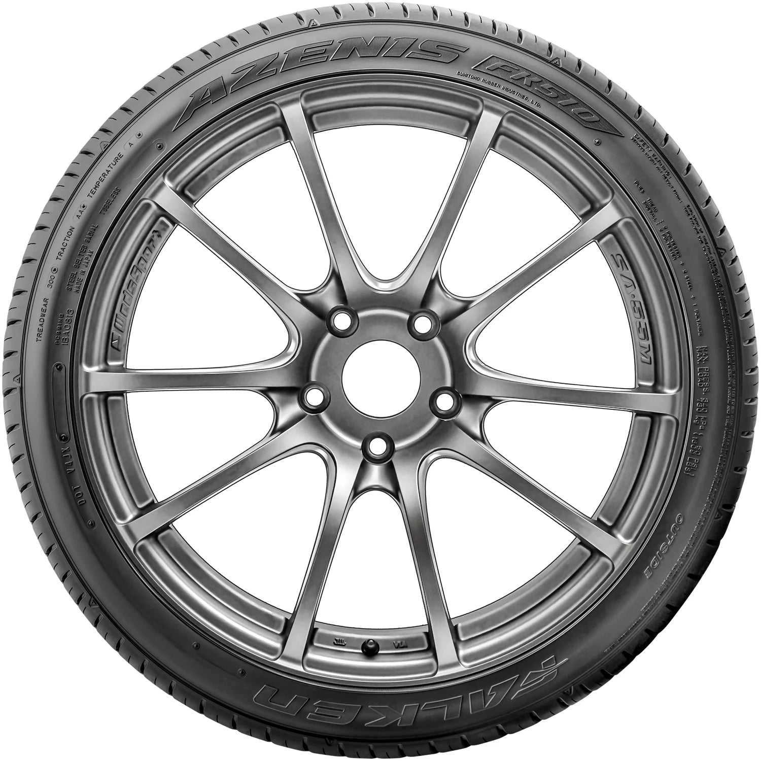 295/30ZR20 Falken Azenis FK510 Summer (101Y) XL Passenger Tire - Gun Hill Tire House (WTW - WHOLESALE TIRES & WHEELS)