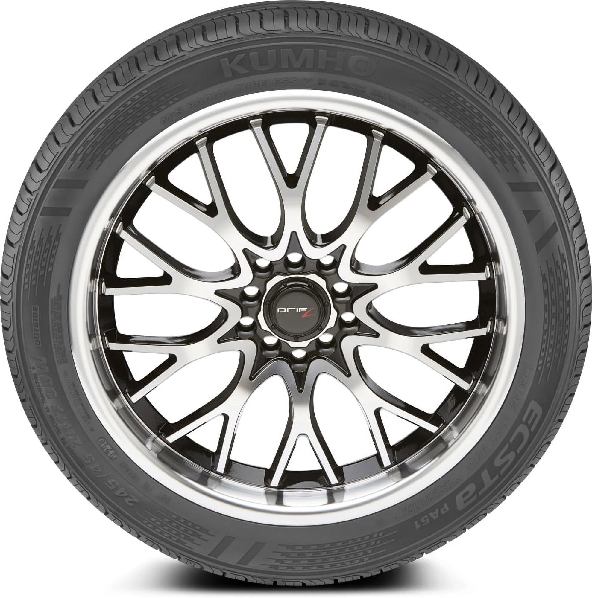 215/55ZR17 Kumho Ecsta PA51 All Season 94W Passenger Tire - Gun Hill Tire House (WTW - WHOLESALE TIRES & WHEELS)