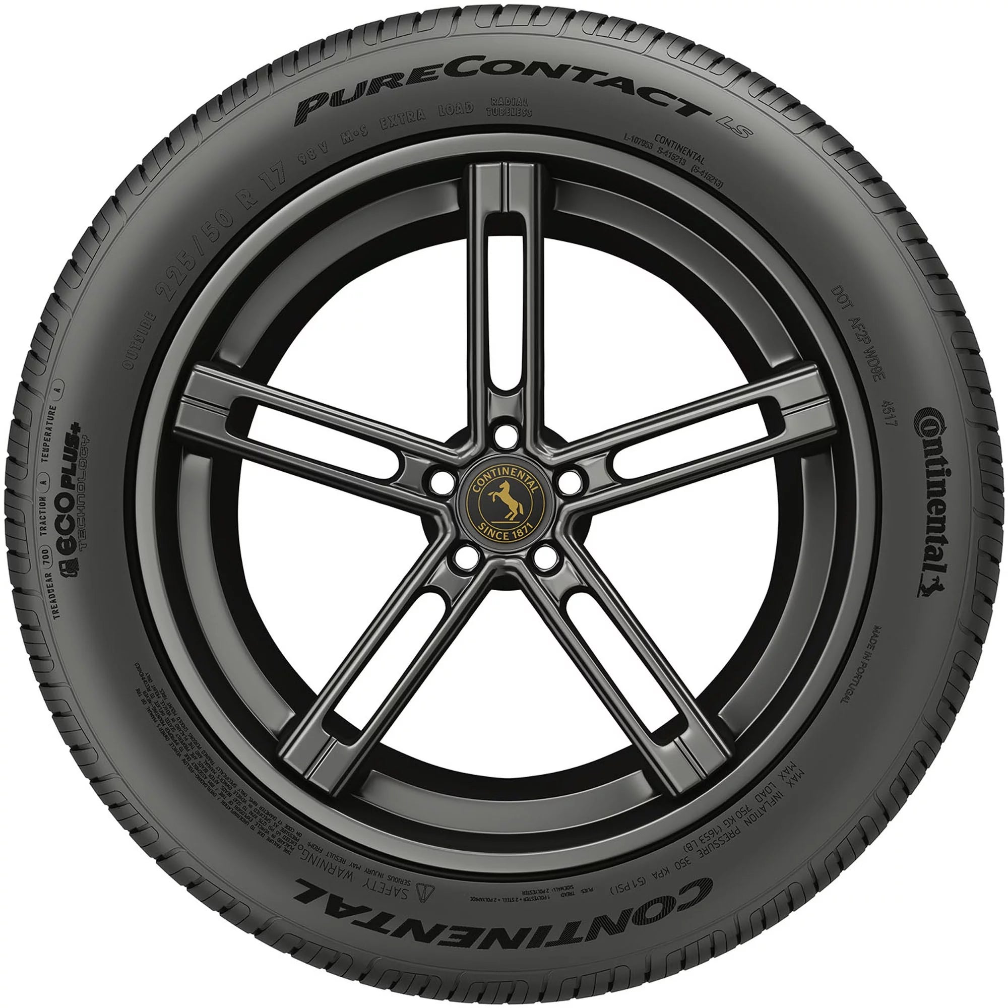 215/55R17 Continental Purecontact LS 94 V Tire - Gun Hill Tire House (WTW - WHOLESALE TIRES & WHEELS)