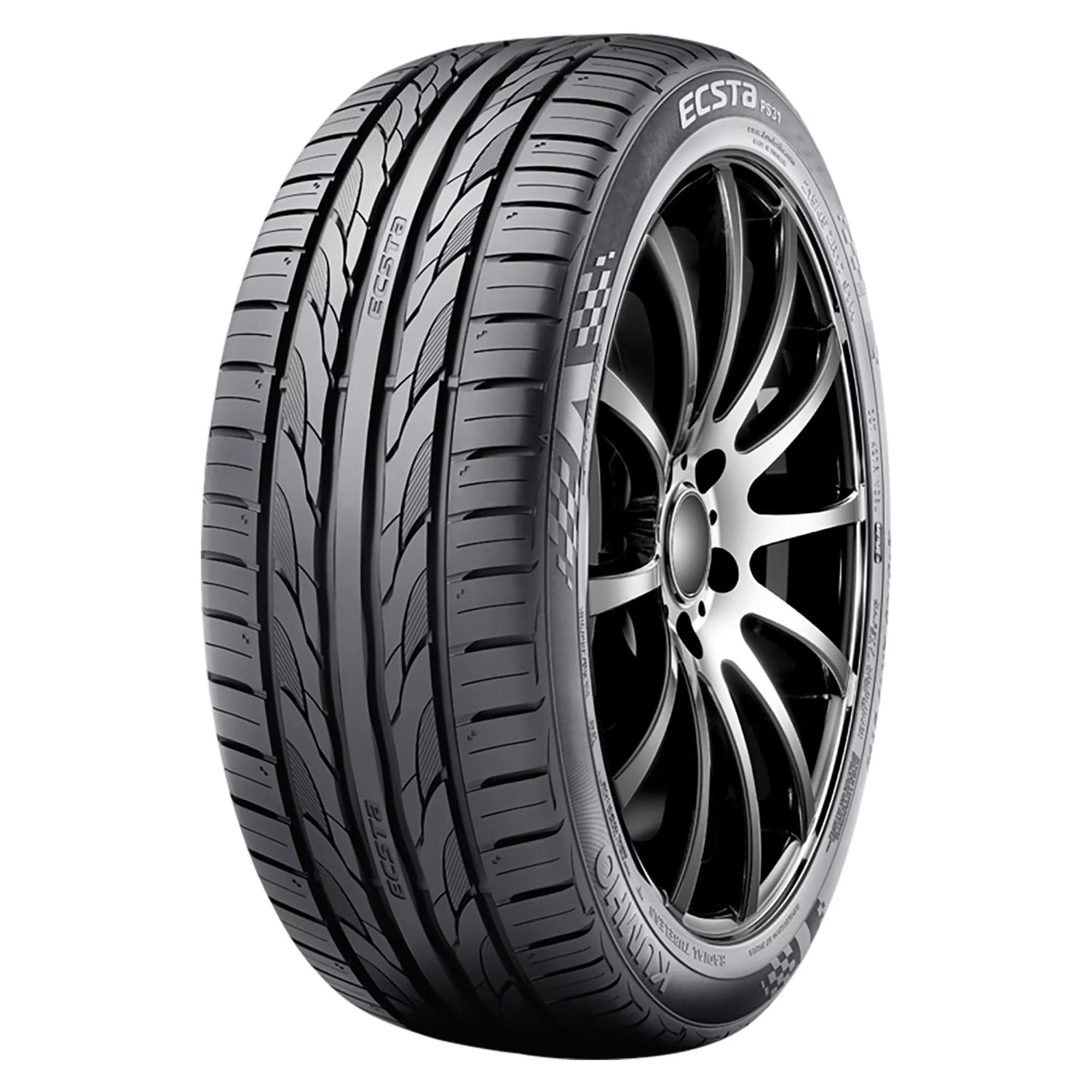 225/50ZR17 Kumho Ecsta PS31 Summer 98W XL Passenger Tire - Gun Hill Tire House (WTW - WHOLESALE TIRES & WHEELS)