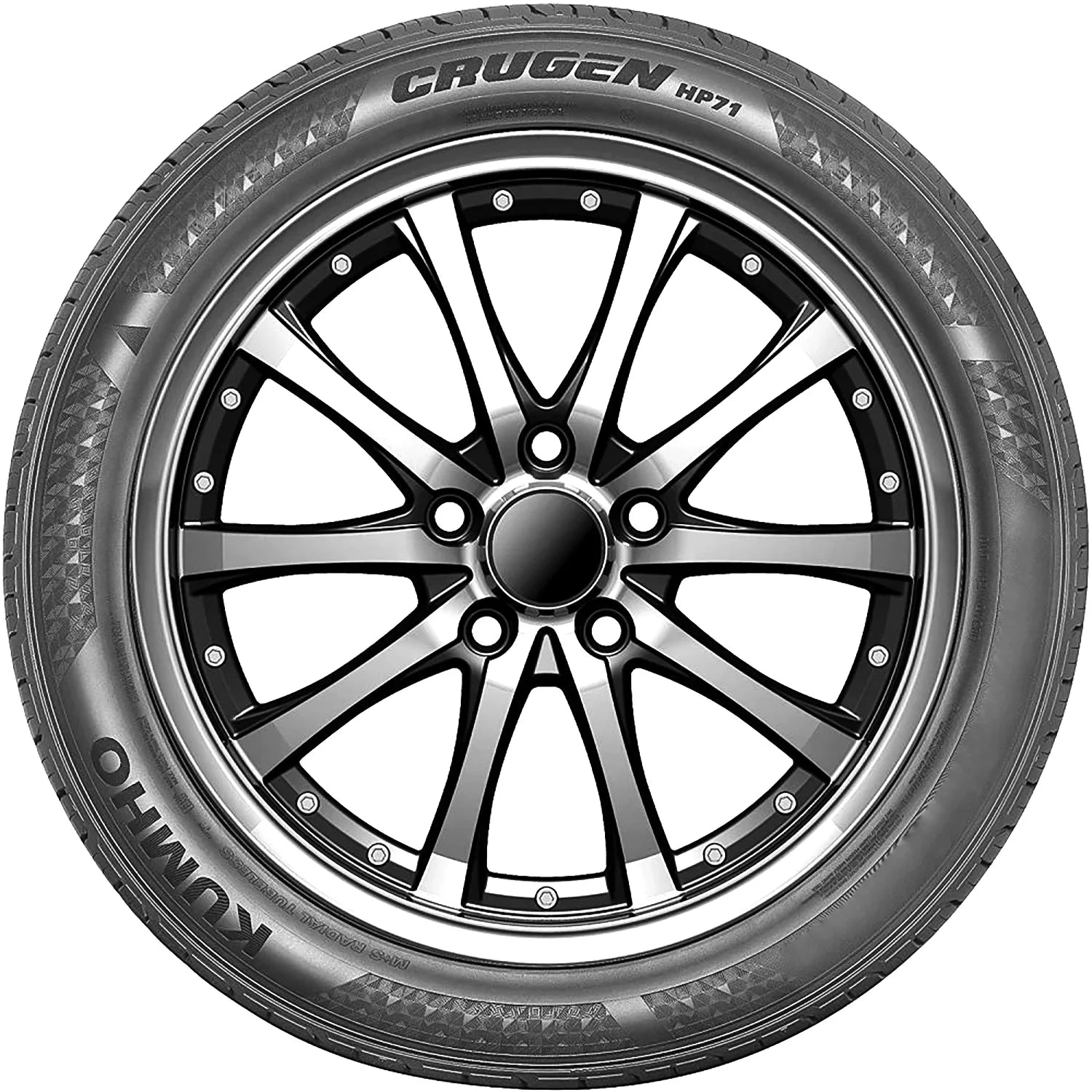 255/60R19 Kumho Crugen HP71 All Season 109H Suv/Crossover Tire - Gun Hill Tire House (WTW - WHOLESALE TIRES & WHEELS)