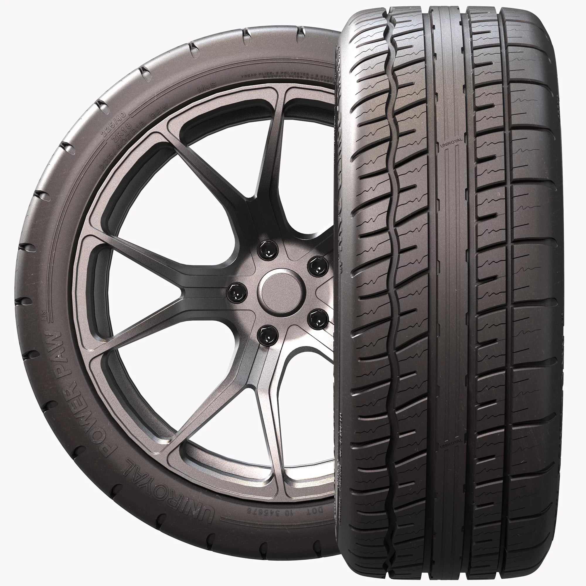 215/45ZR18/XL Uniroyal Power Paw as All - Season 93Y Tire - Gun Hill Tire House (WTW - WHOLESALE TIRES & WHEELS)