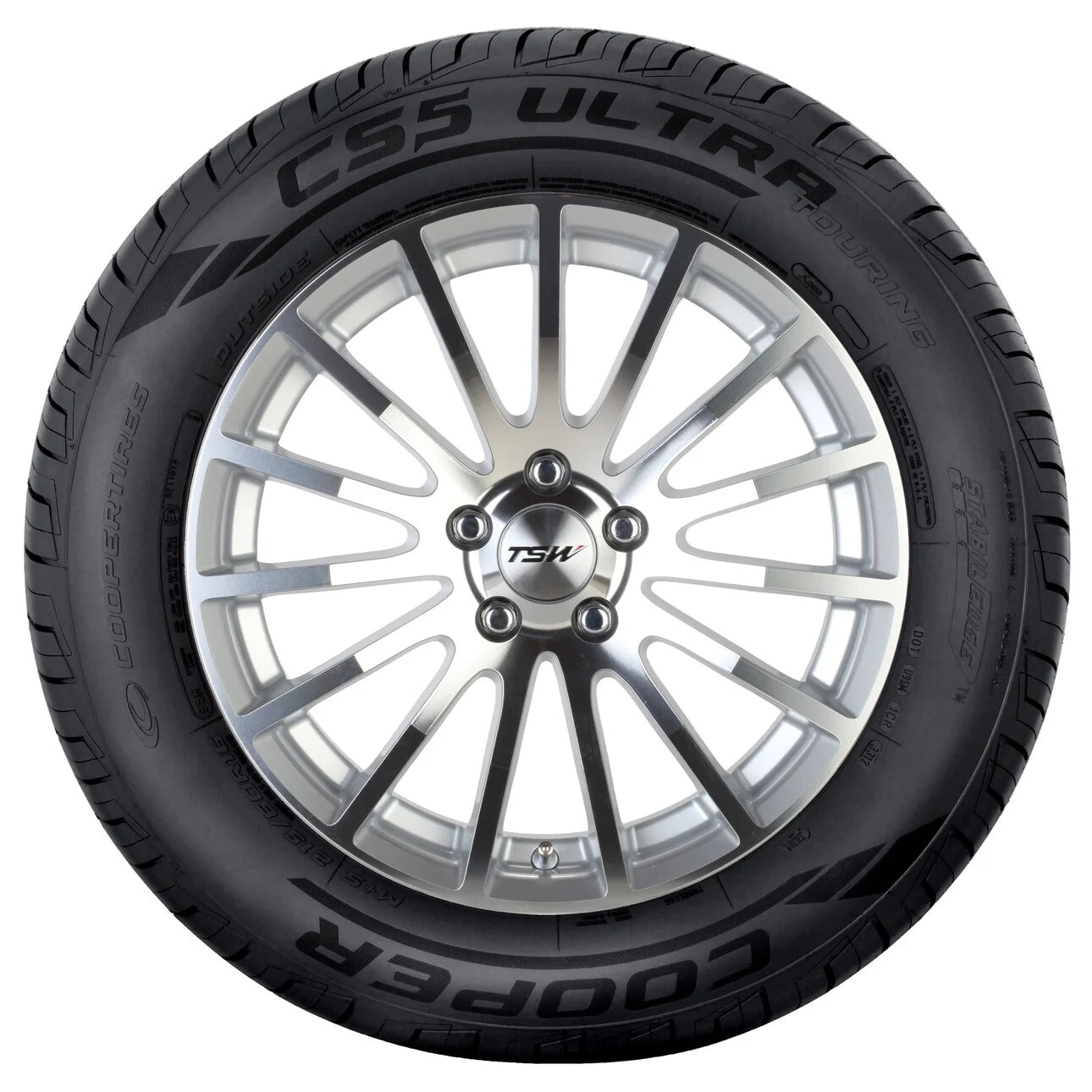 215/55R16 Cooper CS5 Ultra Touring All - Season 93H Tire - Gun Hill Tire House (WTW - WHOLESALE TIRES & WHEELS)