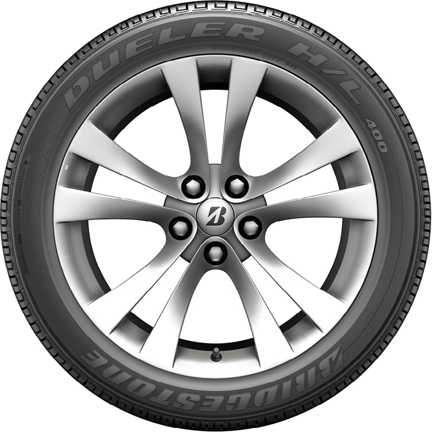 P265/45R21 Bridgestone Dueler H/L 400 All Season 104V Passenger Tire - Gun Hill Tire House (WTW - WHOLESALE TIRES & WHEELS)