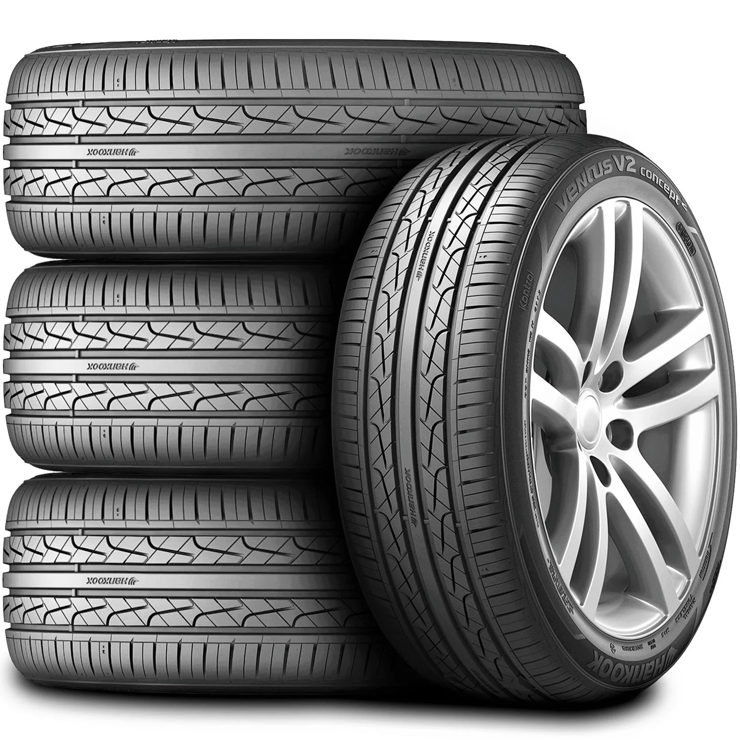 245/45R17 Hankook Ventus V2 Concept2 H457 All Season 95V Passenger Tire - Gun Hill Tire House (WTW - WHOLESALE TIRES & WHEELS)