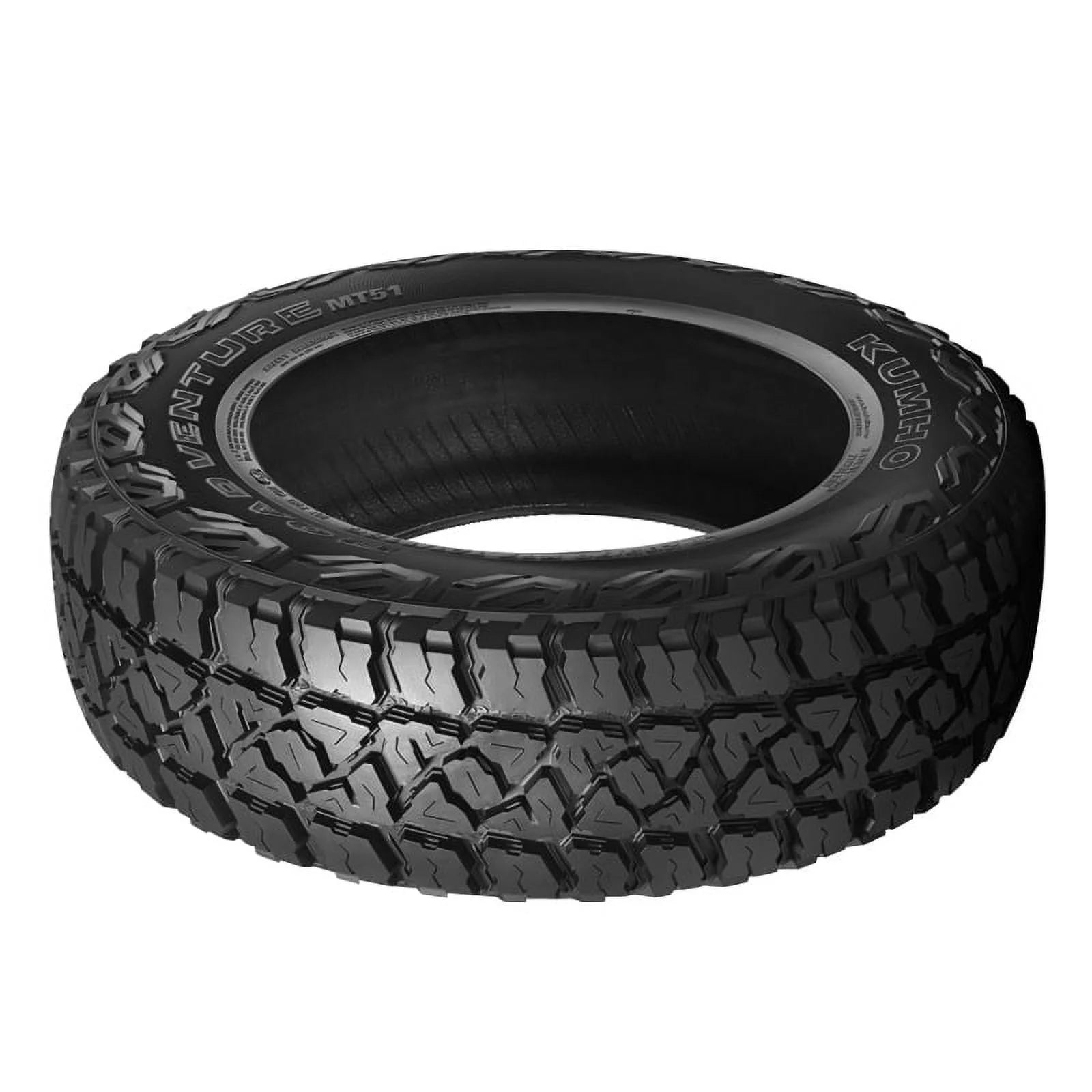 LT245/75R16 Kumho Road Venture MT51 Mud Terrain 120/116Q E Light Truck Tire - Gun Hill Tire House (WTW - WHOLESALE TIRES & WHEELS)