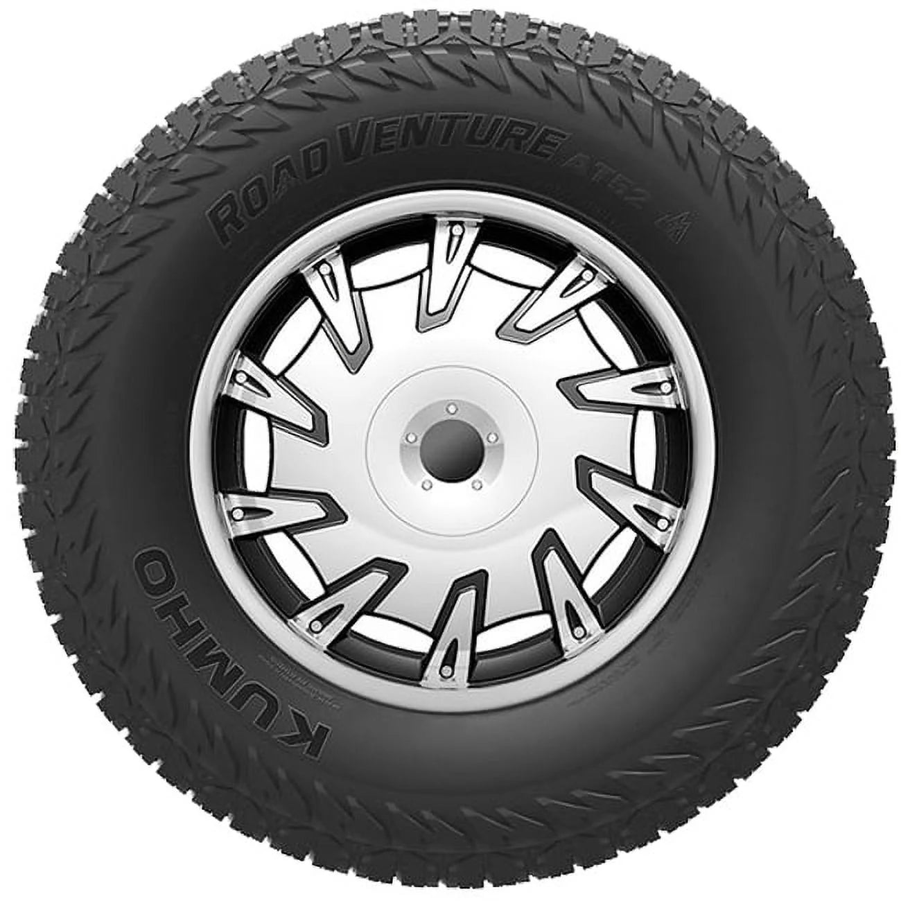LT285/55R20/10 Kumho Road Venture AT52 122/119R BW All Terrain Tire - Gun Hill Tire House (WTW - WHOLESALE TIRES & WHEELS)