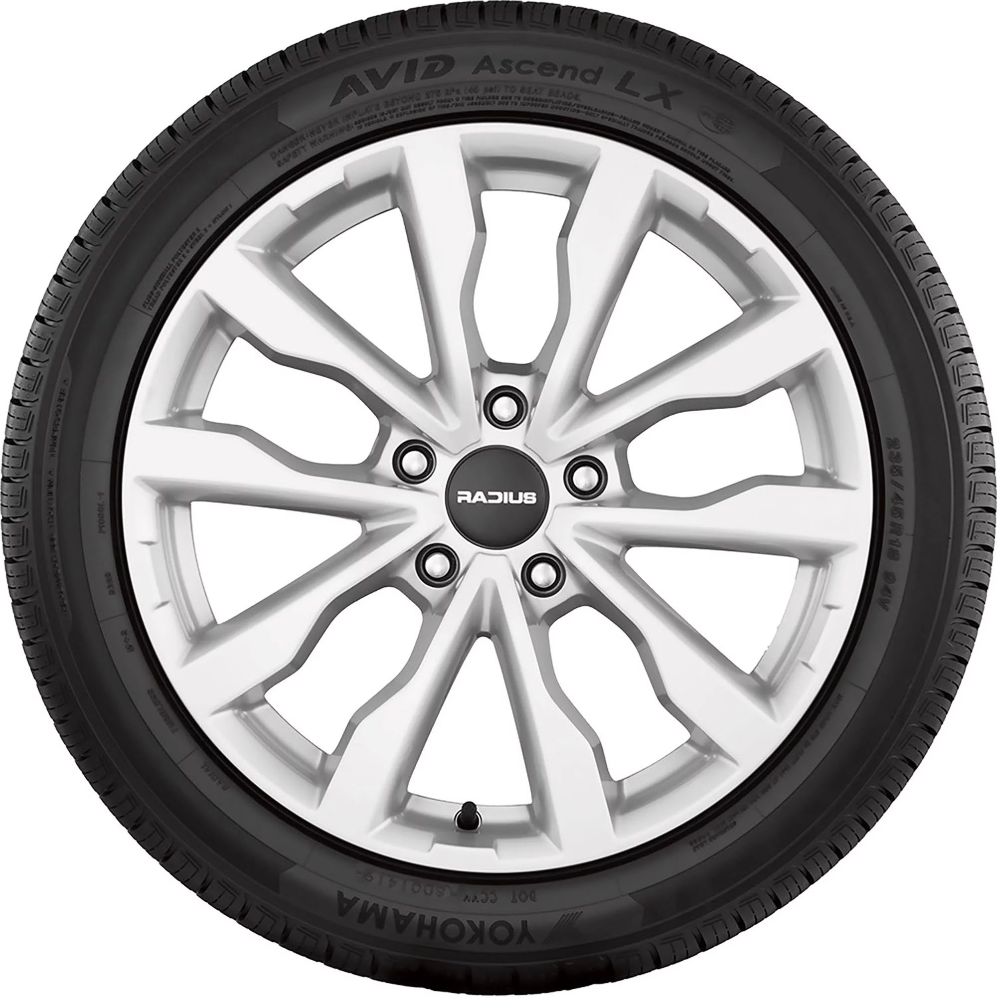 205/65R16/4 Yokohama Avid Ascend LX 95H BW All Season Tire - Gun Hill Tire House (WTW - WHOLESALE TIRES & WHEELS)