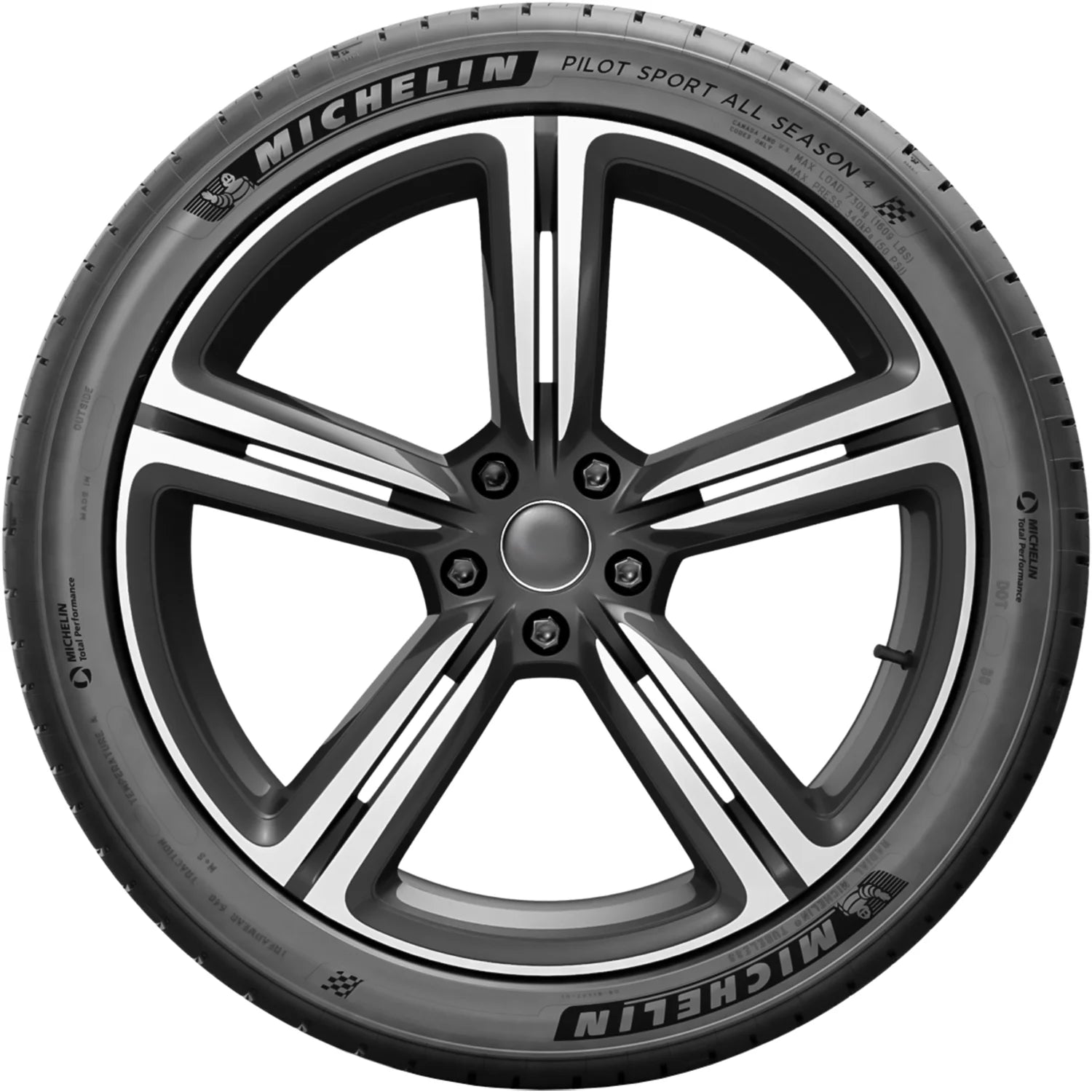 255/40ZR18/XL Michelin Pilot Sport All - Season 4 99Y Tire - Gun Hill Tire House (WTW - WHOLESALE TIRES & WHEELS)