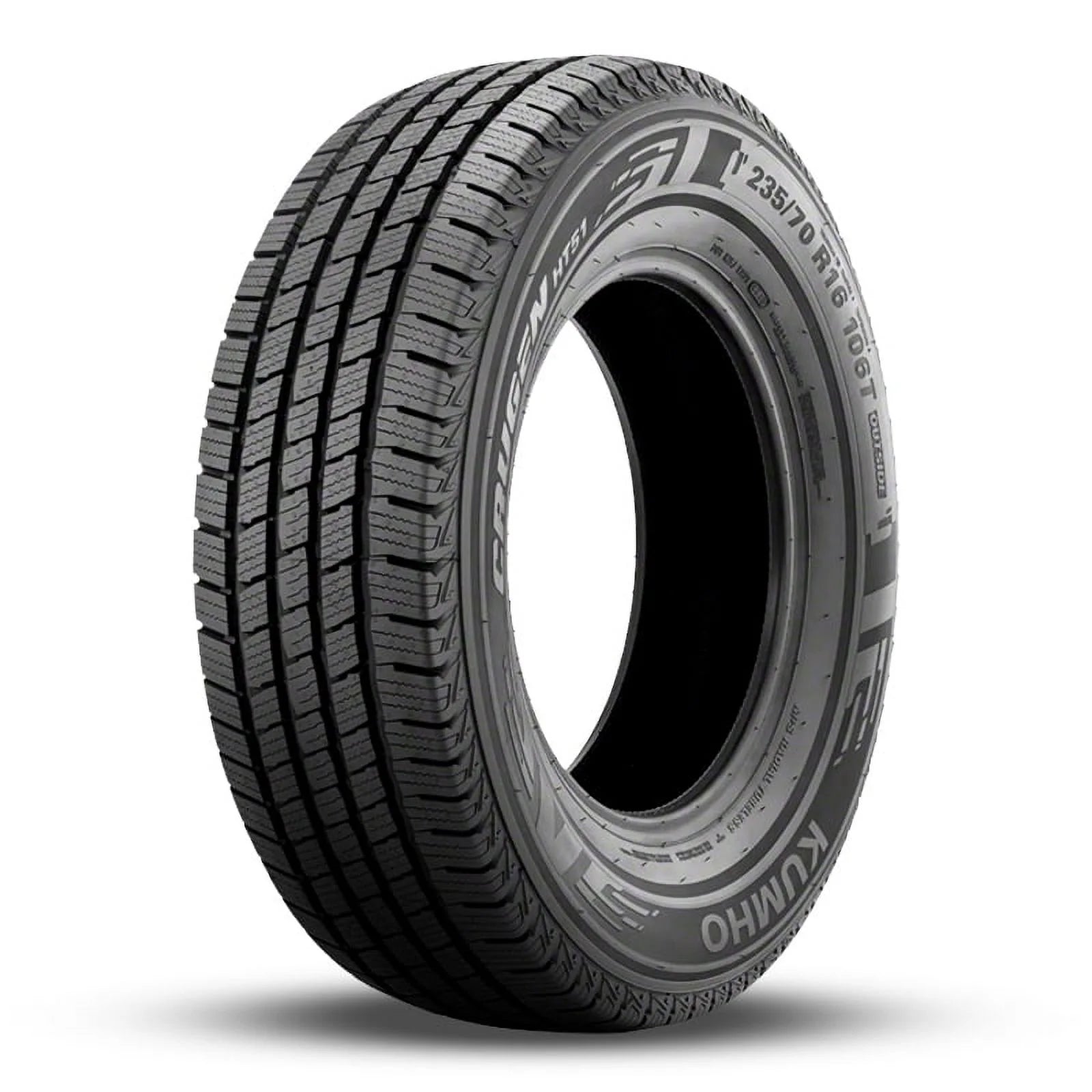 LT235/85R16 Kumho Crugen HT51 All Season 120/116R E Light Truck Tire - Gun Hill Tire House (WTW - WHOLESALE TIRES & WHEELS)