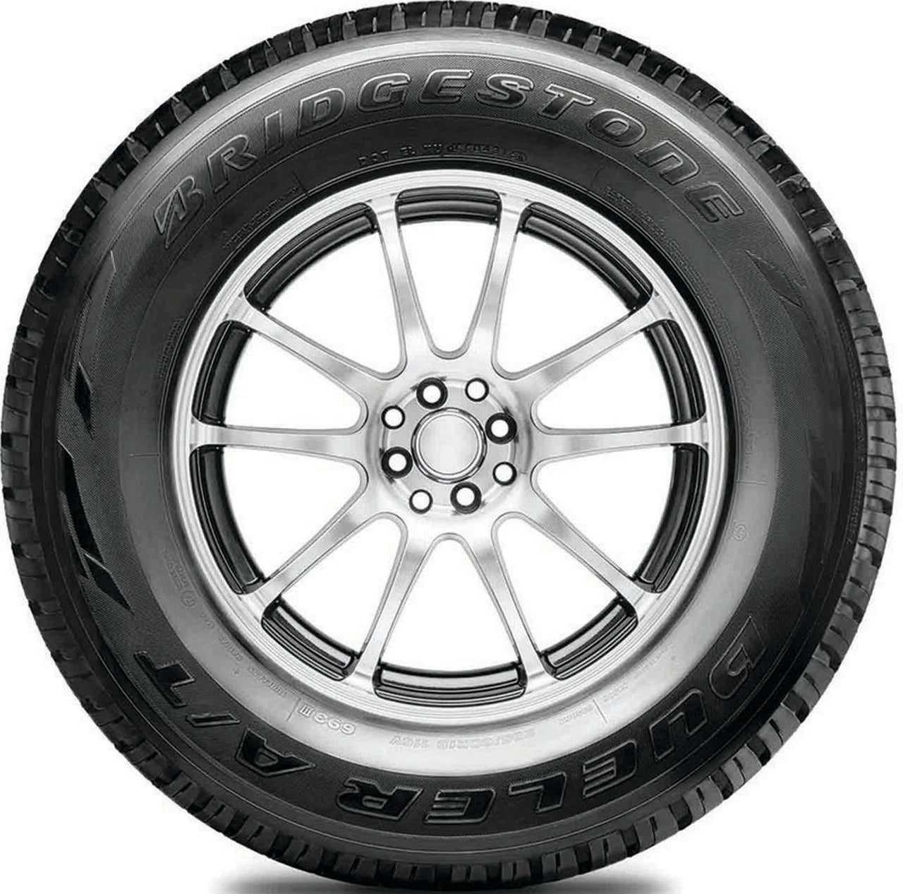 285/60R18 Bridgestone Dueler A/T 693 III All Terrain 116V Light Truck Tire - Gun Hill Tire House (WTW - WHOLESALE TIRES & WHEELS)