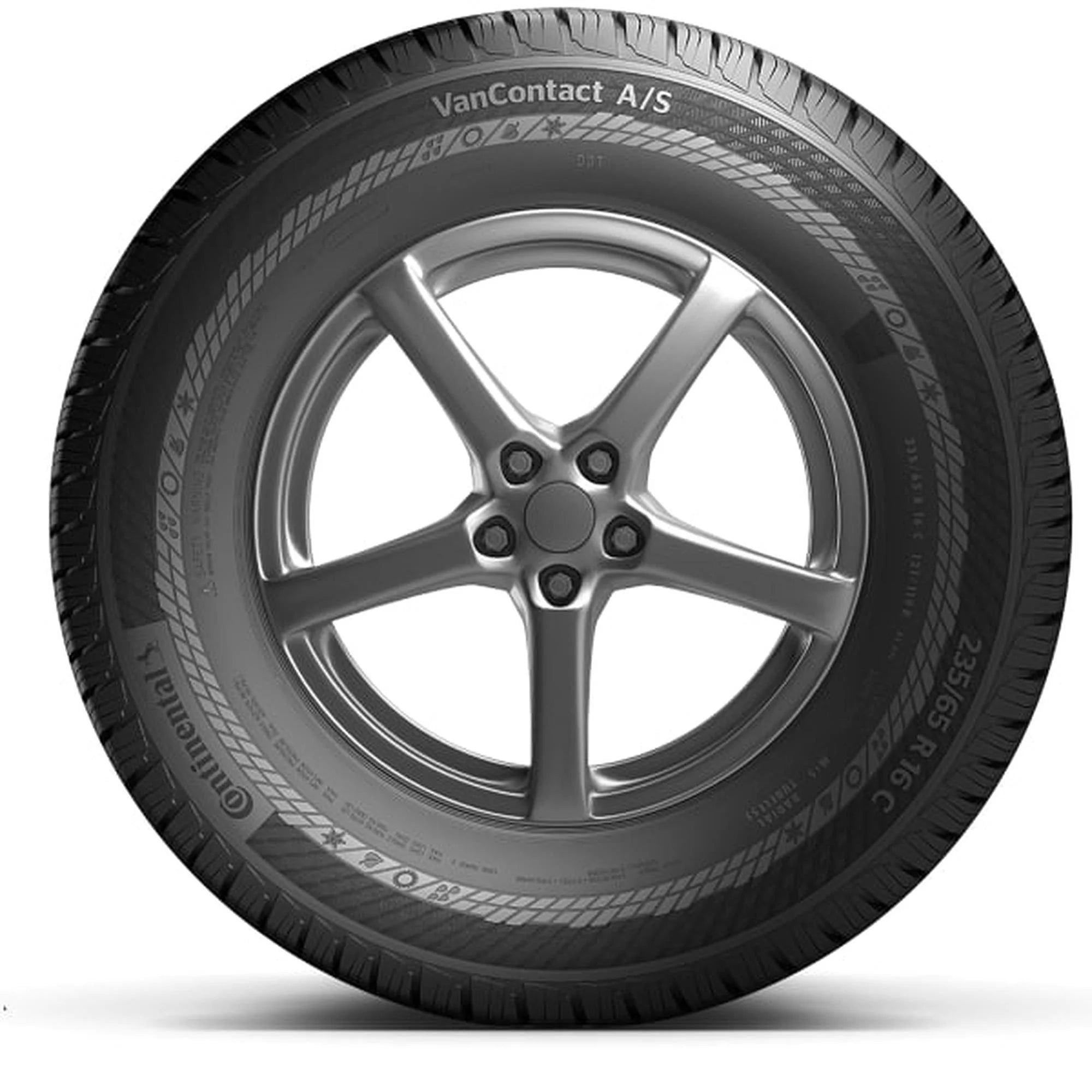 235/65R16C Continental Vancontact A/S All Season 121/119R E Light Truck Tire - Gun Hill Tire House (WTW - WHOLESALE TIRES & WHEELS)
