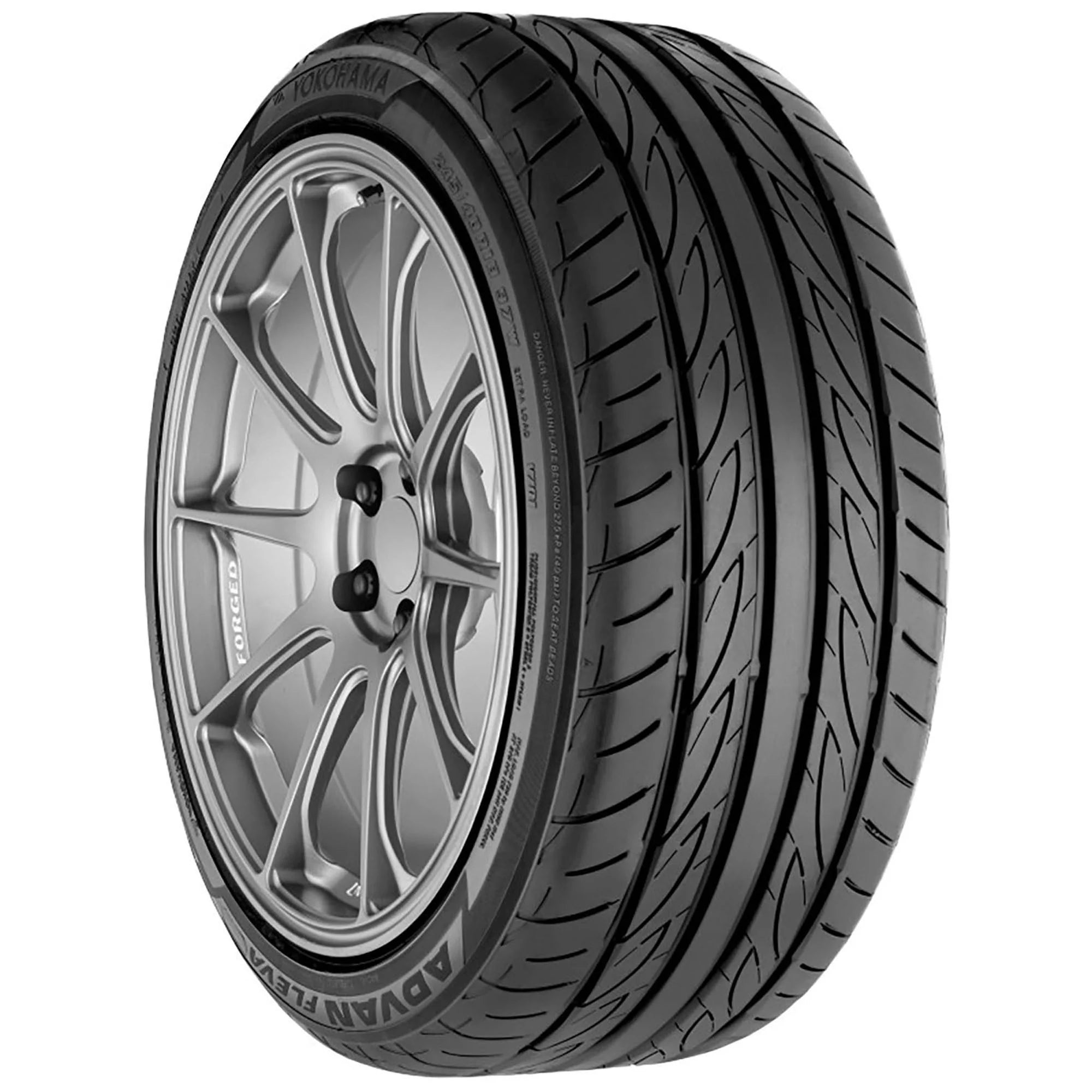 185/55R15 Yokohama Advan Fleva 82V BW Summer Tire - Gun Hill Tire House (WTW - WHOLESALE TIRES & WHEELS)