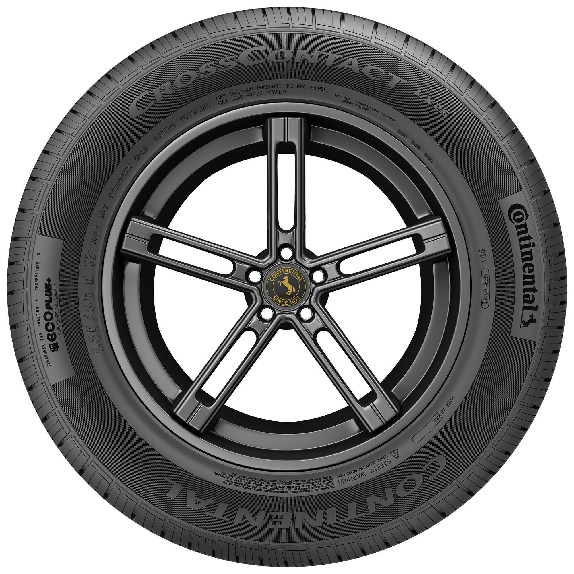 235/70R16 Continental Crosscontact LX25 All Season 106T Suv/Crossover Tire - Gun Hill Tire House (WTW - WHOLESALE TIRES & WHEELS)