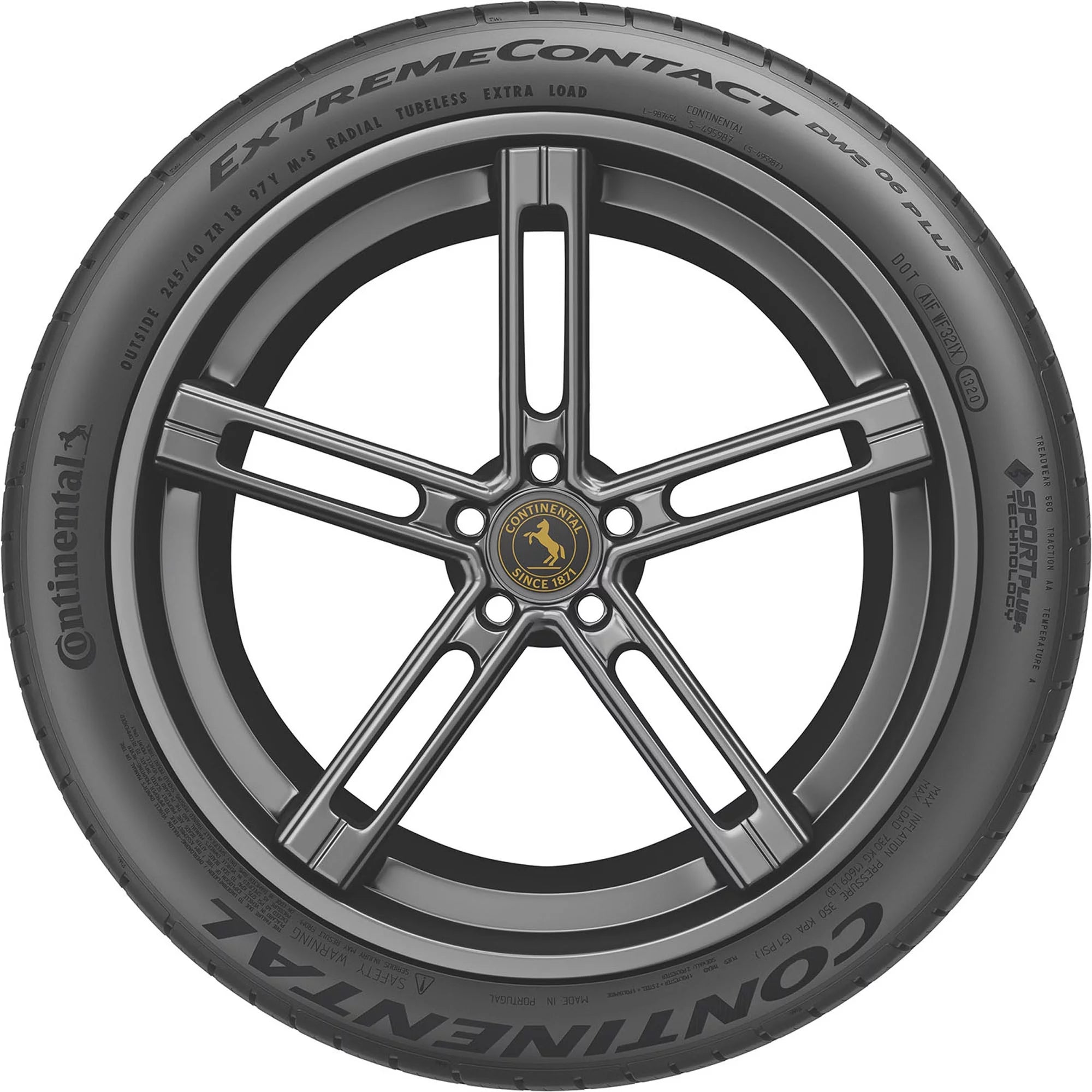 205/50ZR16 Continental Extremecontact DWS06 plus 87W Tire - Gun Hill Tire House (WTW - WHOLESALE TIRES & WHEELS)