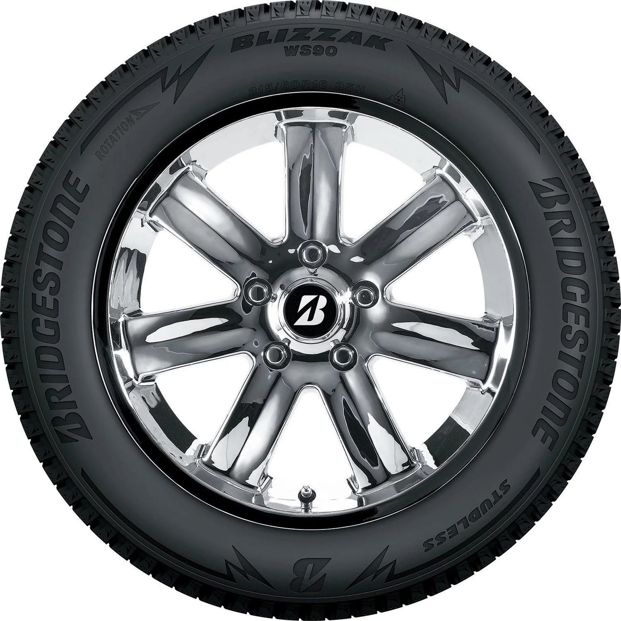 185/65R15 Bridgestone Blizzak WS90 Winter 88T Passenger Tire - Gun Hill Tire House (WTW - WHOLESALE TIRES & WHEELS)