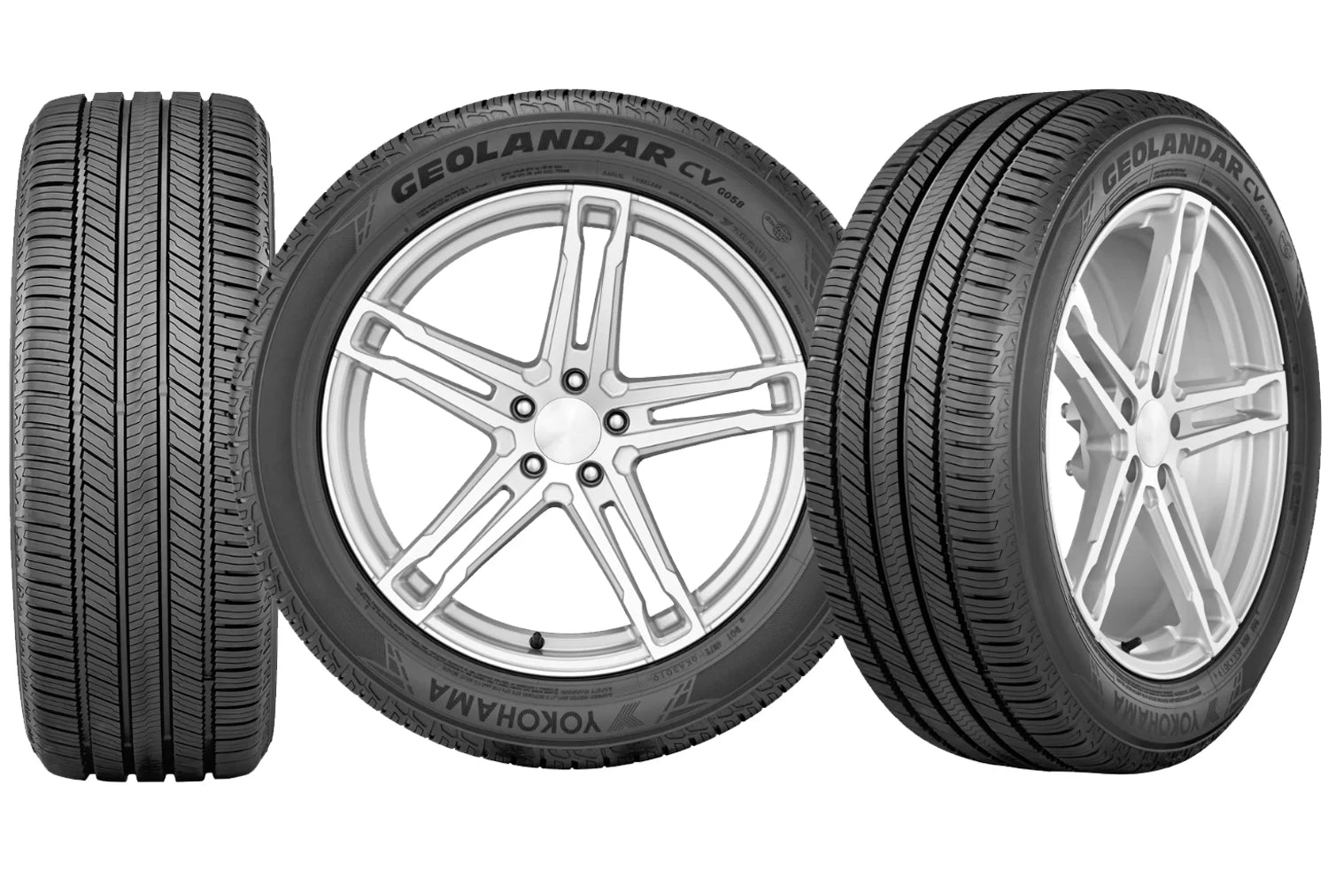 215/65R17 Yokohama Geolandar CV G058 99H BW All Season Tire - Gun Hill Tire House (WTW - WHOLESALE TIRES & WHEELS)