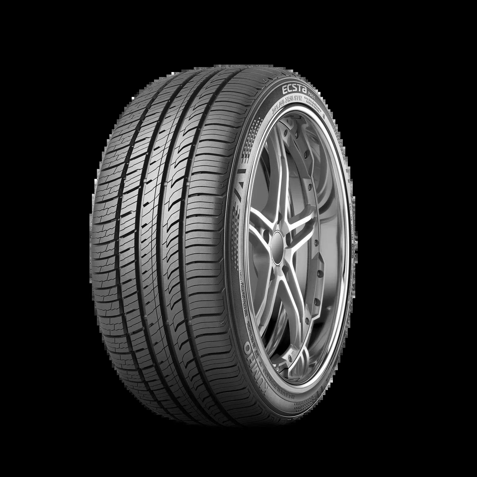 255/40 - 17 Kumho Ecsta PA51 94 W Tire - Gun Hill Tire House (WTW - WHOLESALE TIRES & WHEELS)