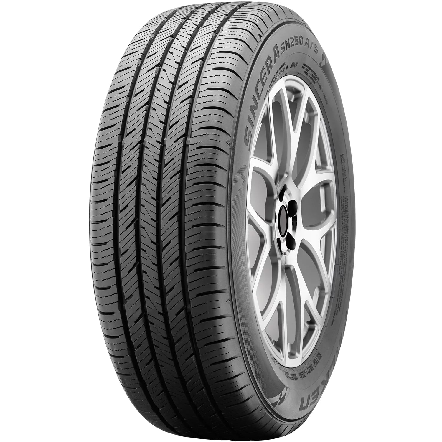 225/65R17 Falken Sincera SN250 A/S 102T BW All - Season Tire - Gun Hill Tire House (WTW - WHOLESALE TIRES & WHEELS)